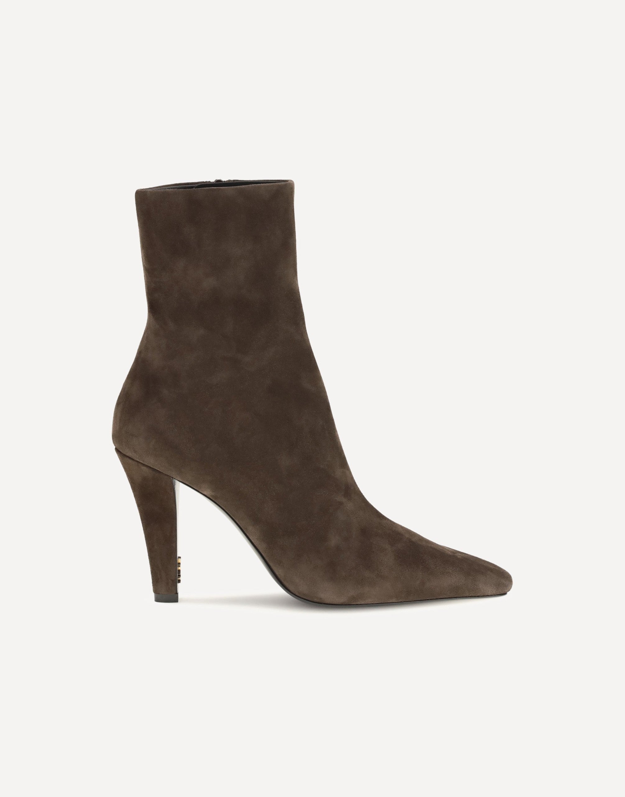 Saint Laurent Jill Suede Ankle Boots