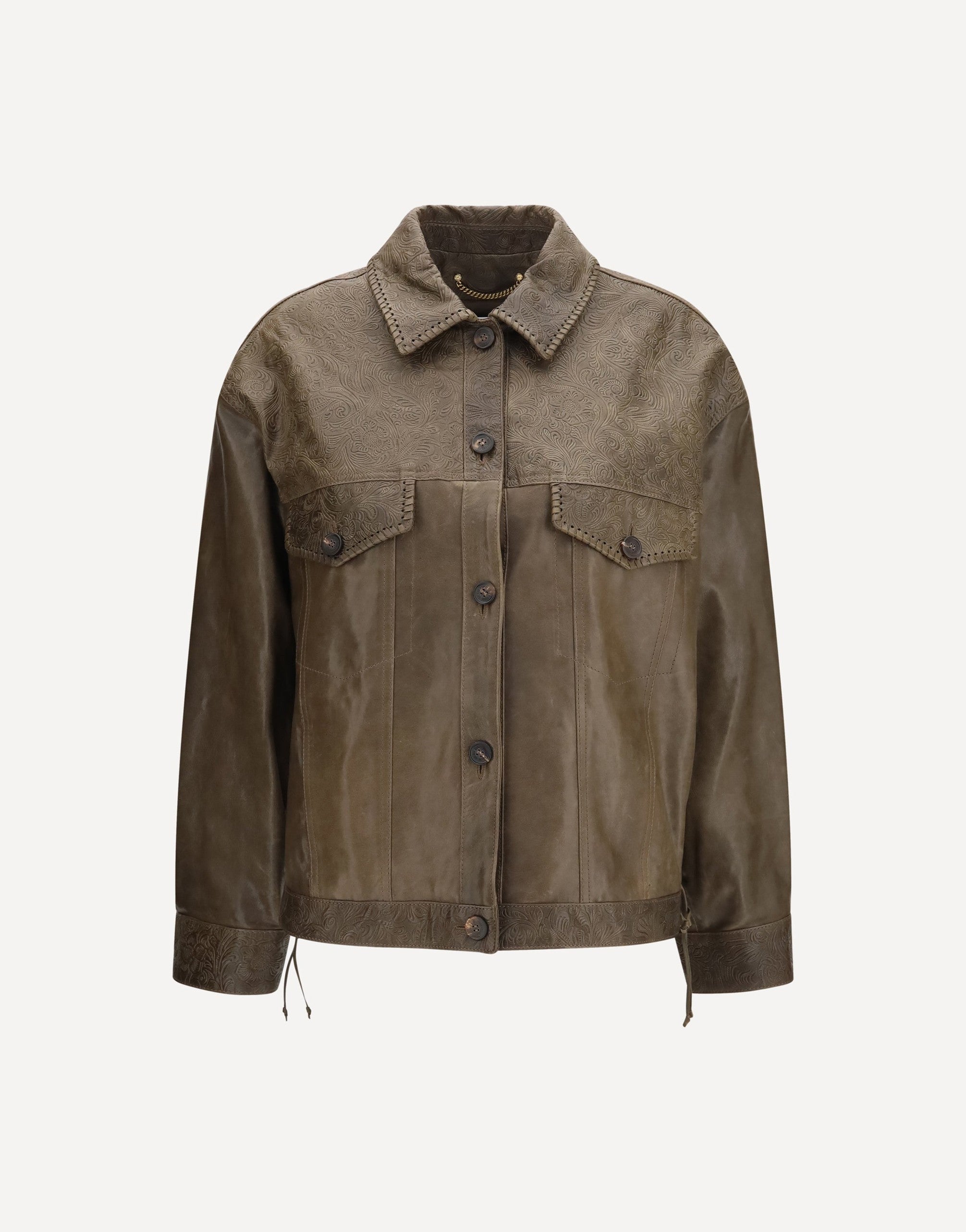 Golden Goose Babete Leather Jacket