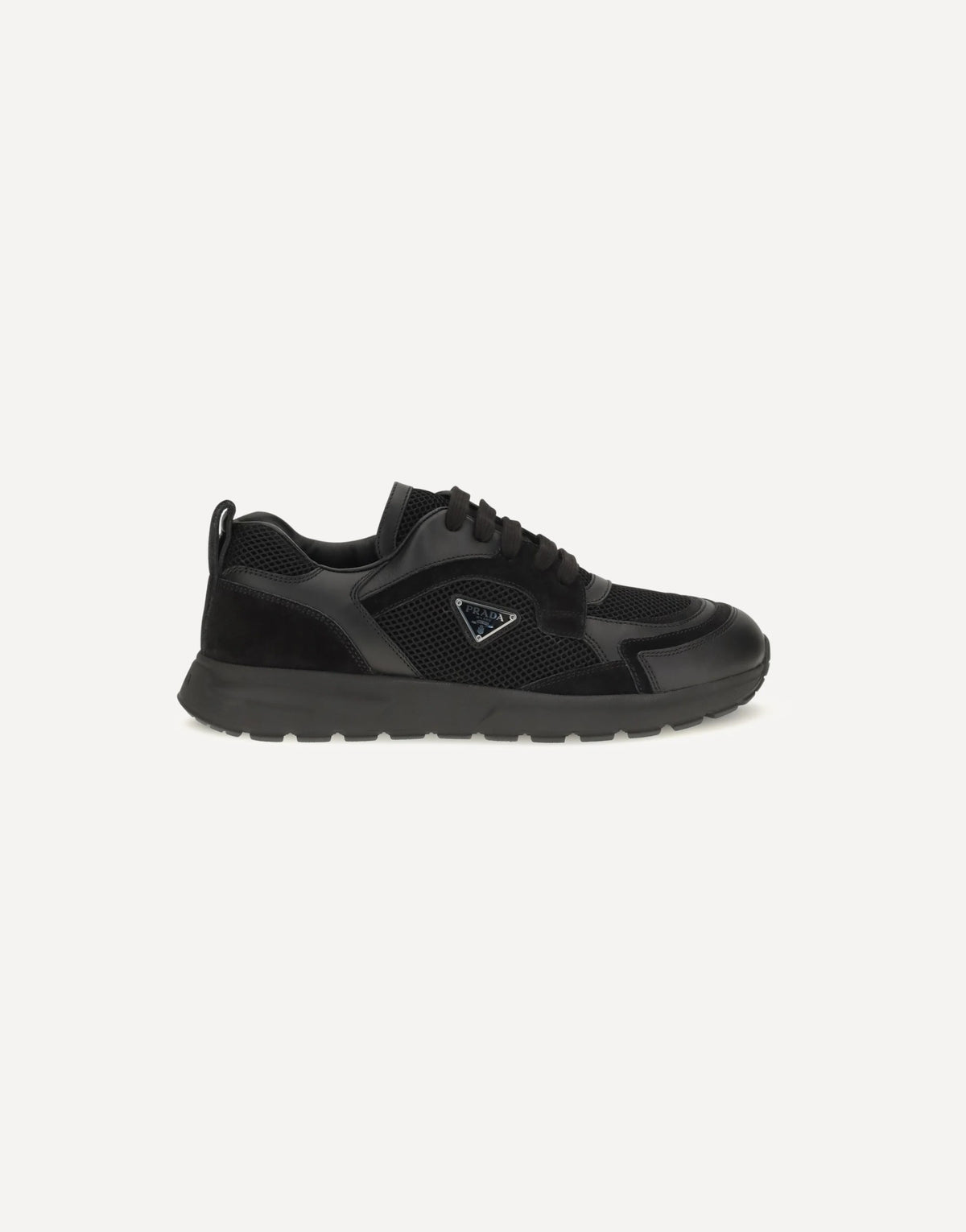 Prada Prax Leather Fabric Sneakers