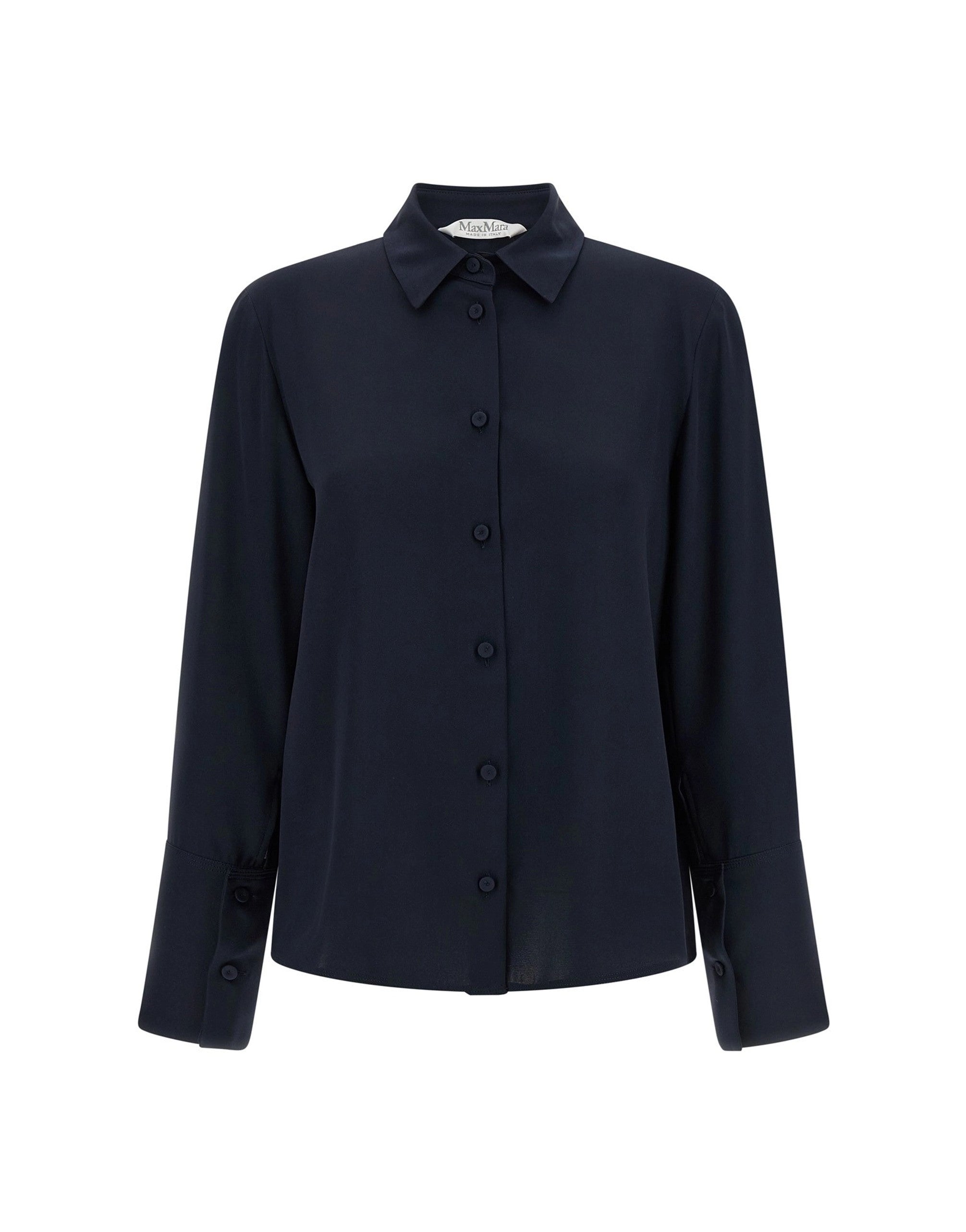 Max Mara Camisa de Crepe de Seda Mxpvoliera