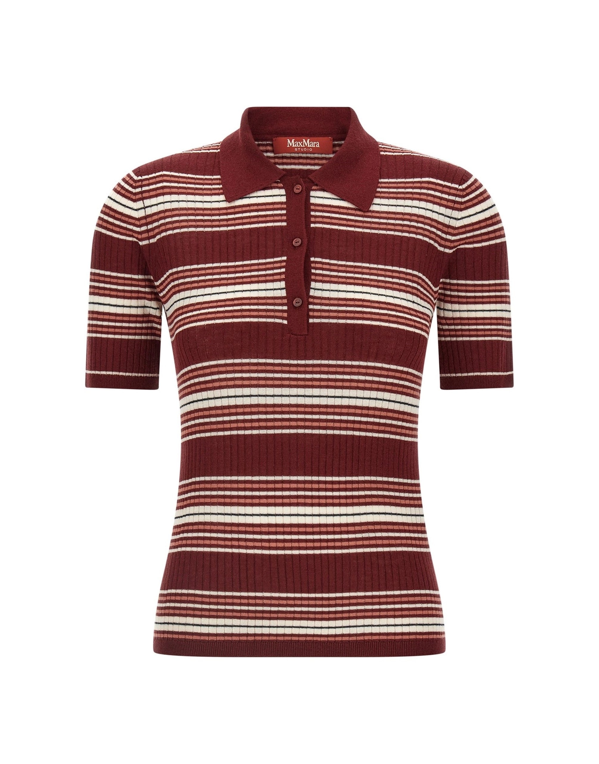 Max Mara Msttallero Striped Polo Shirt