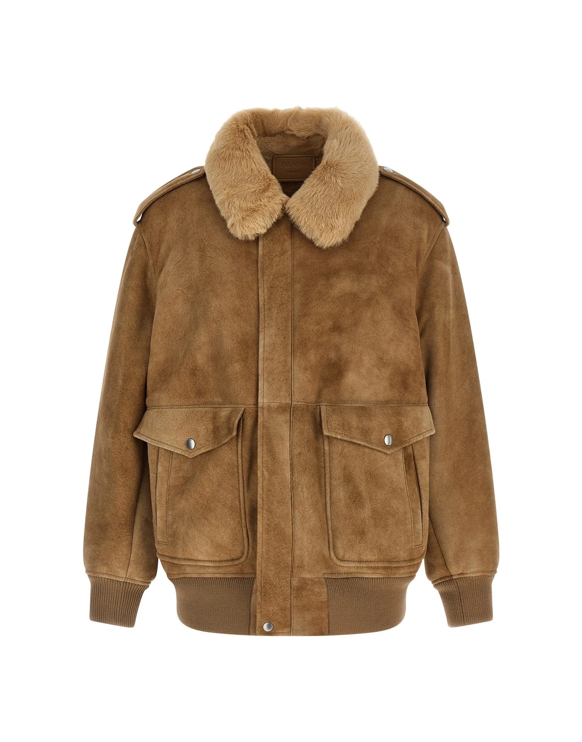 Prada Sheepskin Bomber Jacket