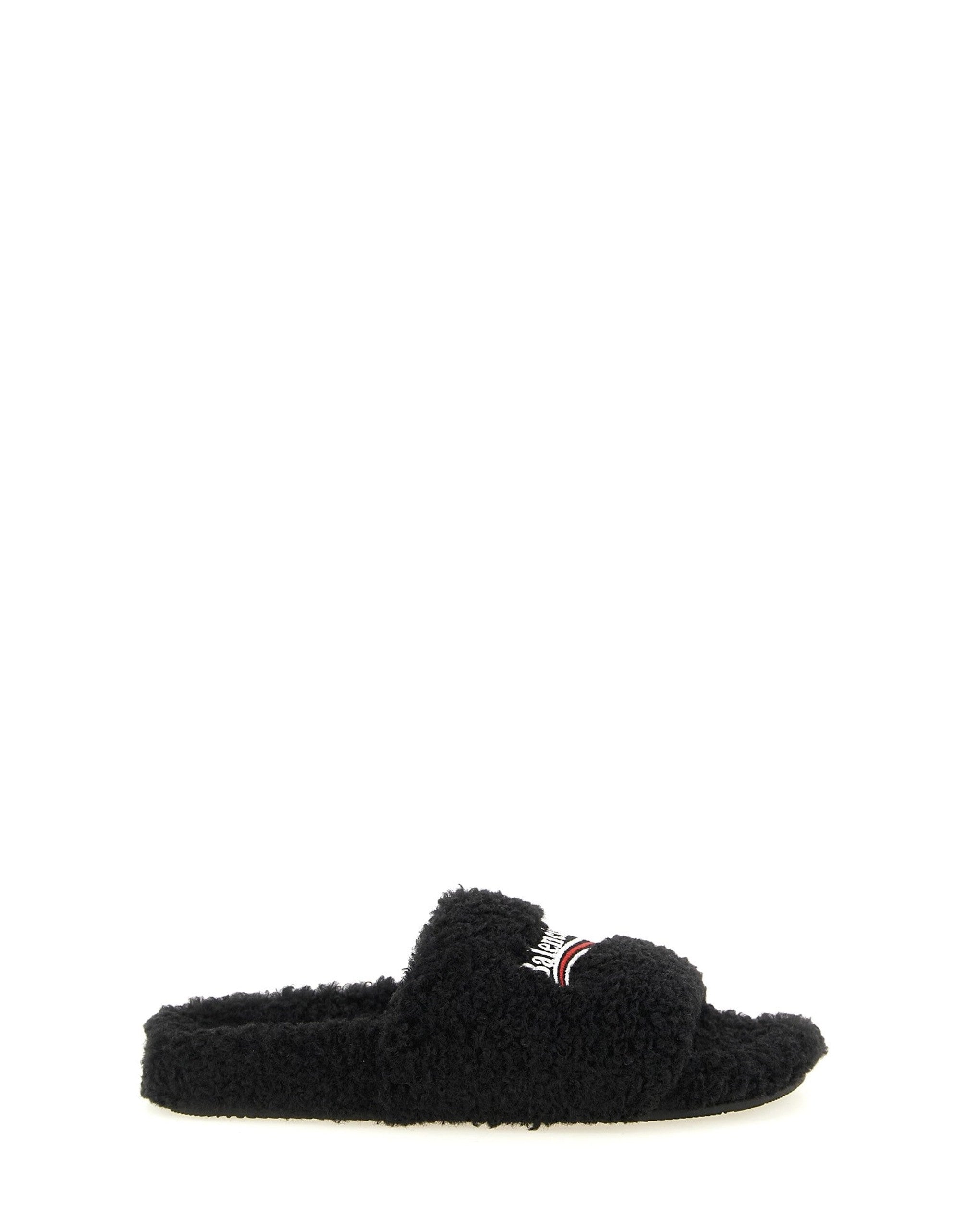 Balenciaga Furry Open Sandals