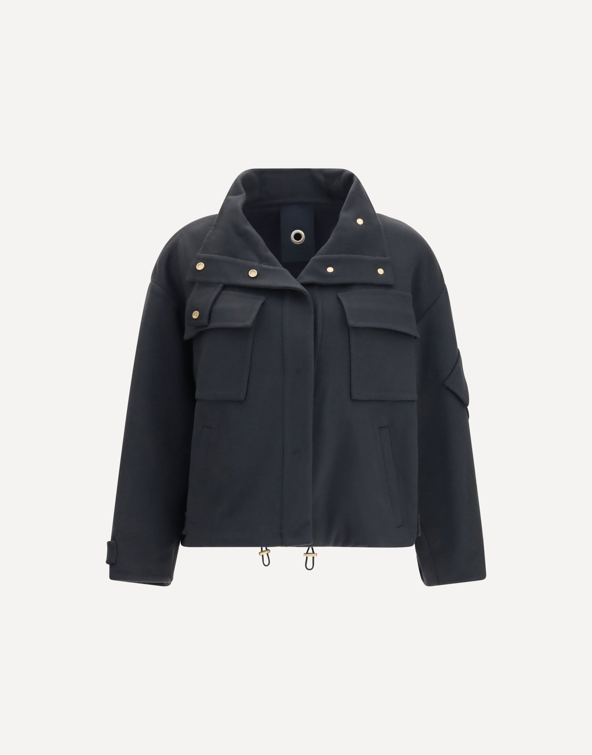 Giorgio Armani Coat Caban In Double Cashmere