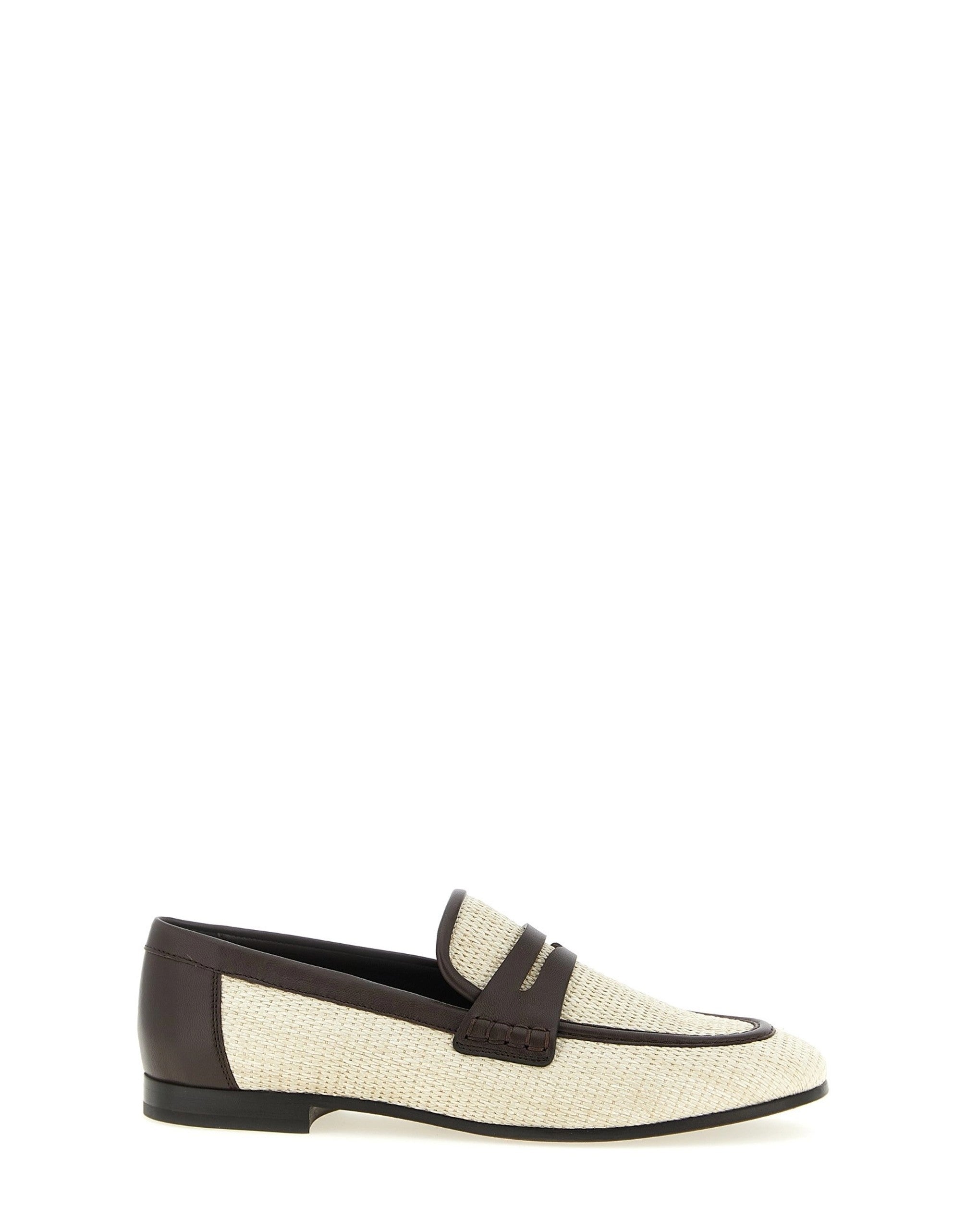Brunello Cucinelli Raffia Loafers