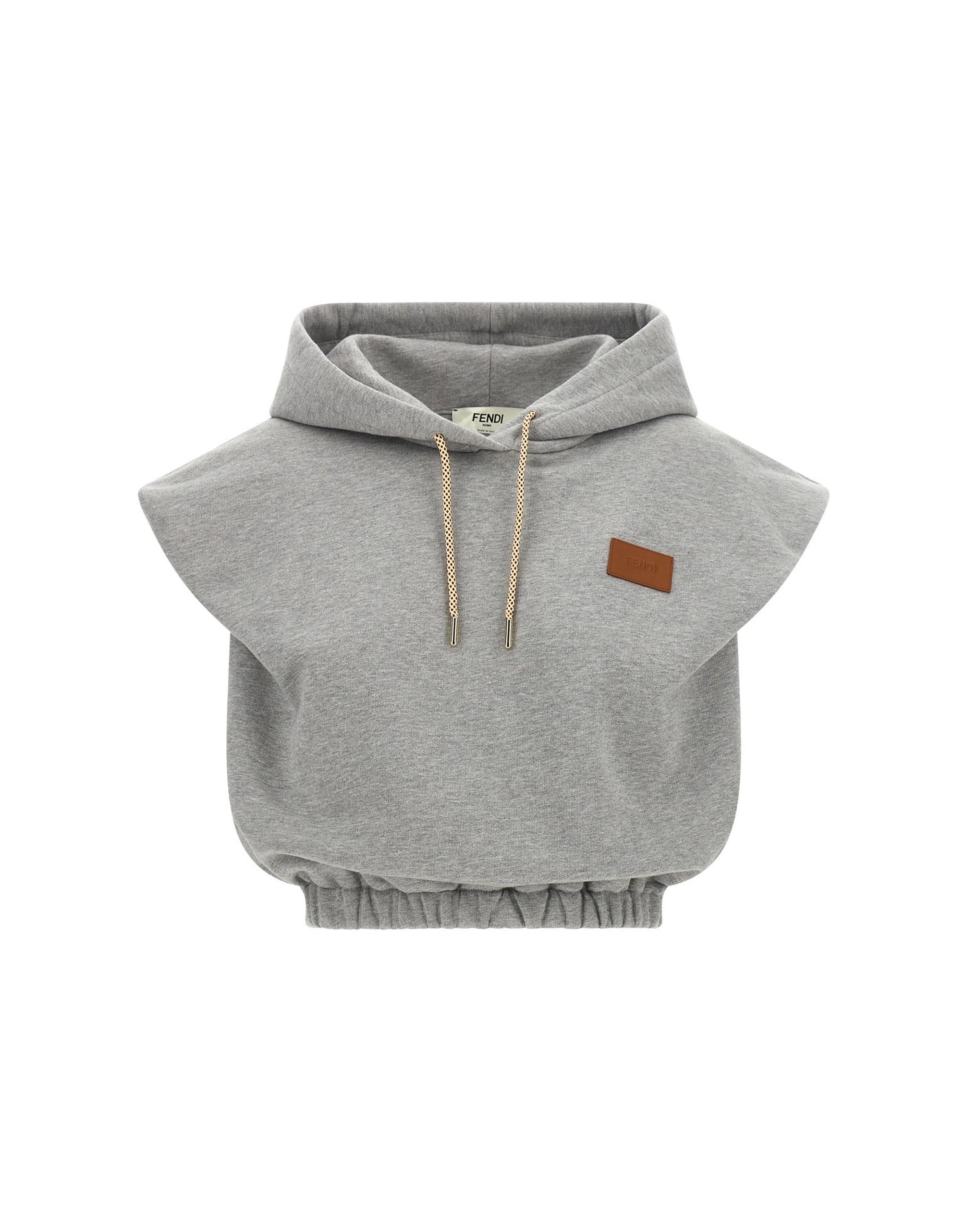 Fendi Essentia Sleeveless Sweatshirt Top