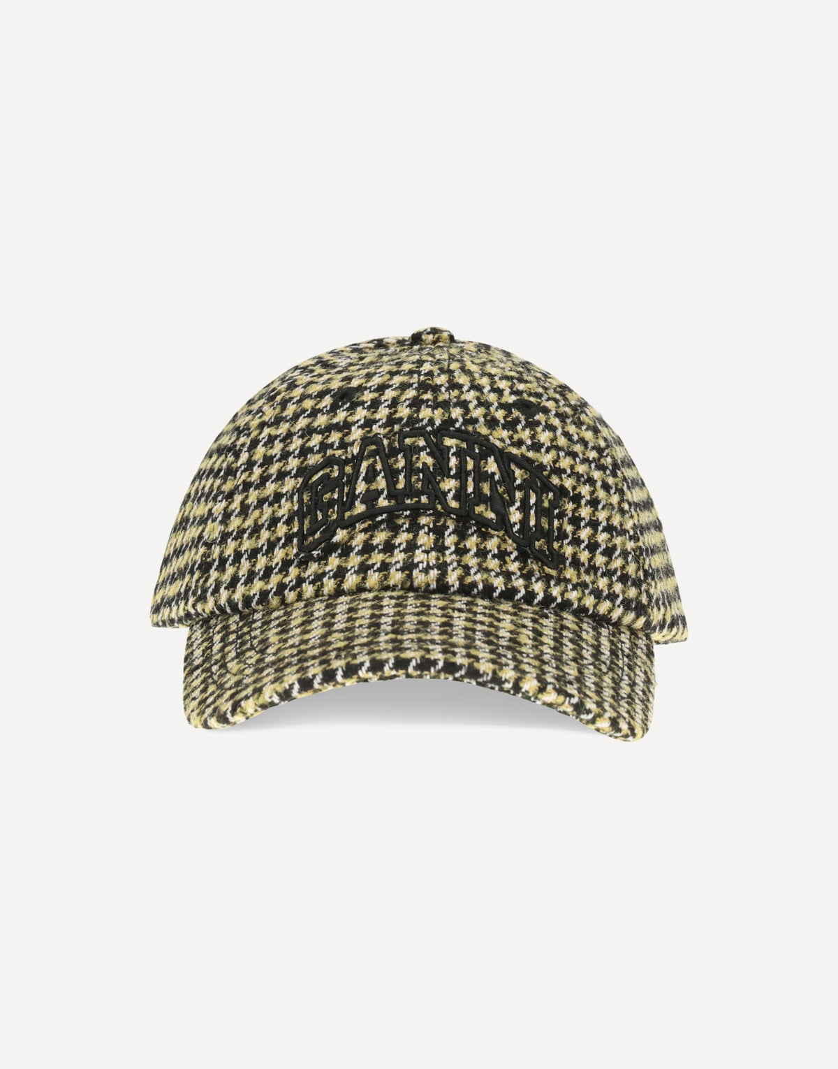 Ganni Woollen Check Cap