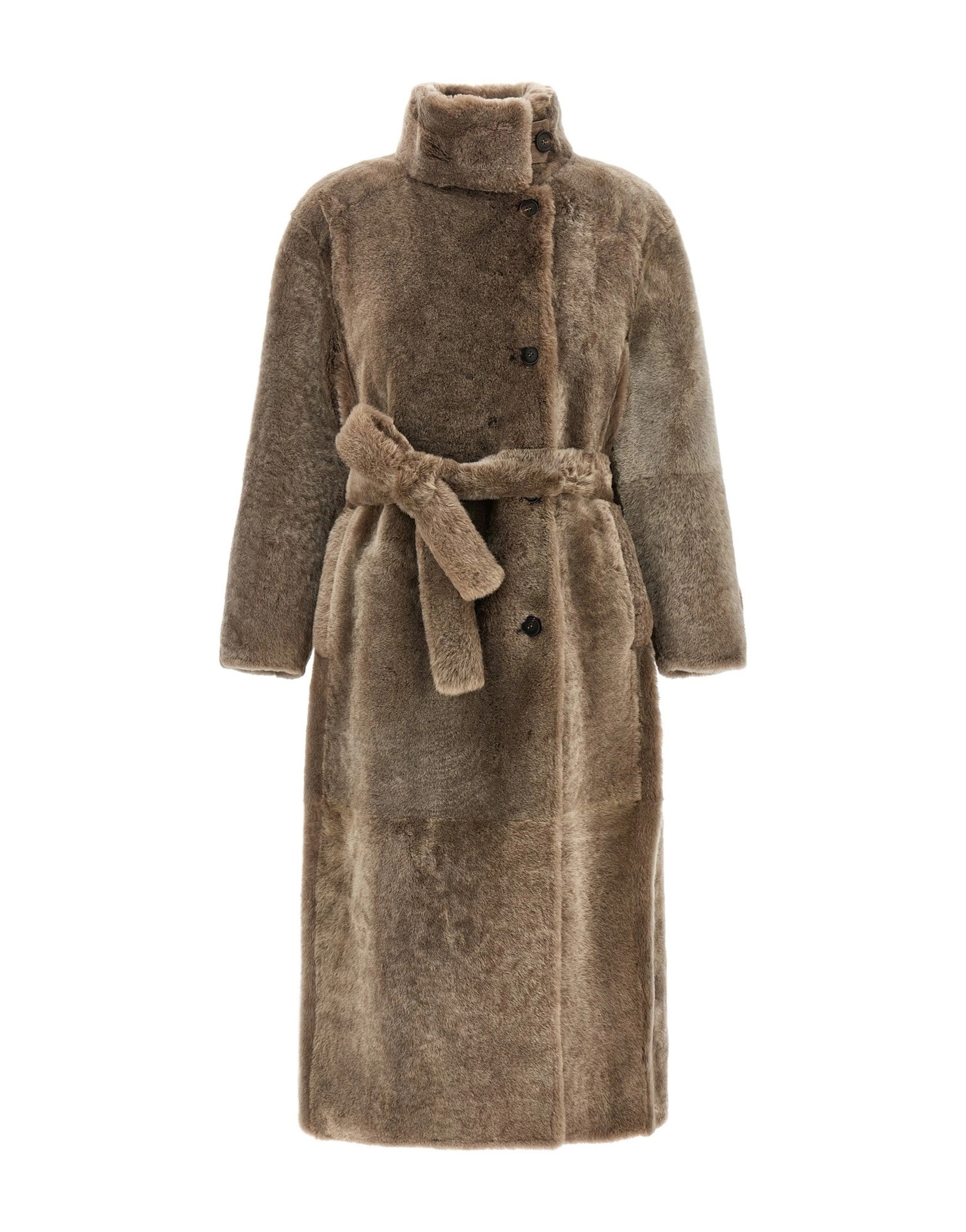 Brunello Cucinelli Tailored Shearling Coat