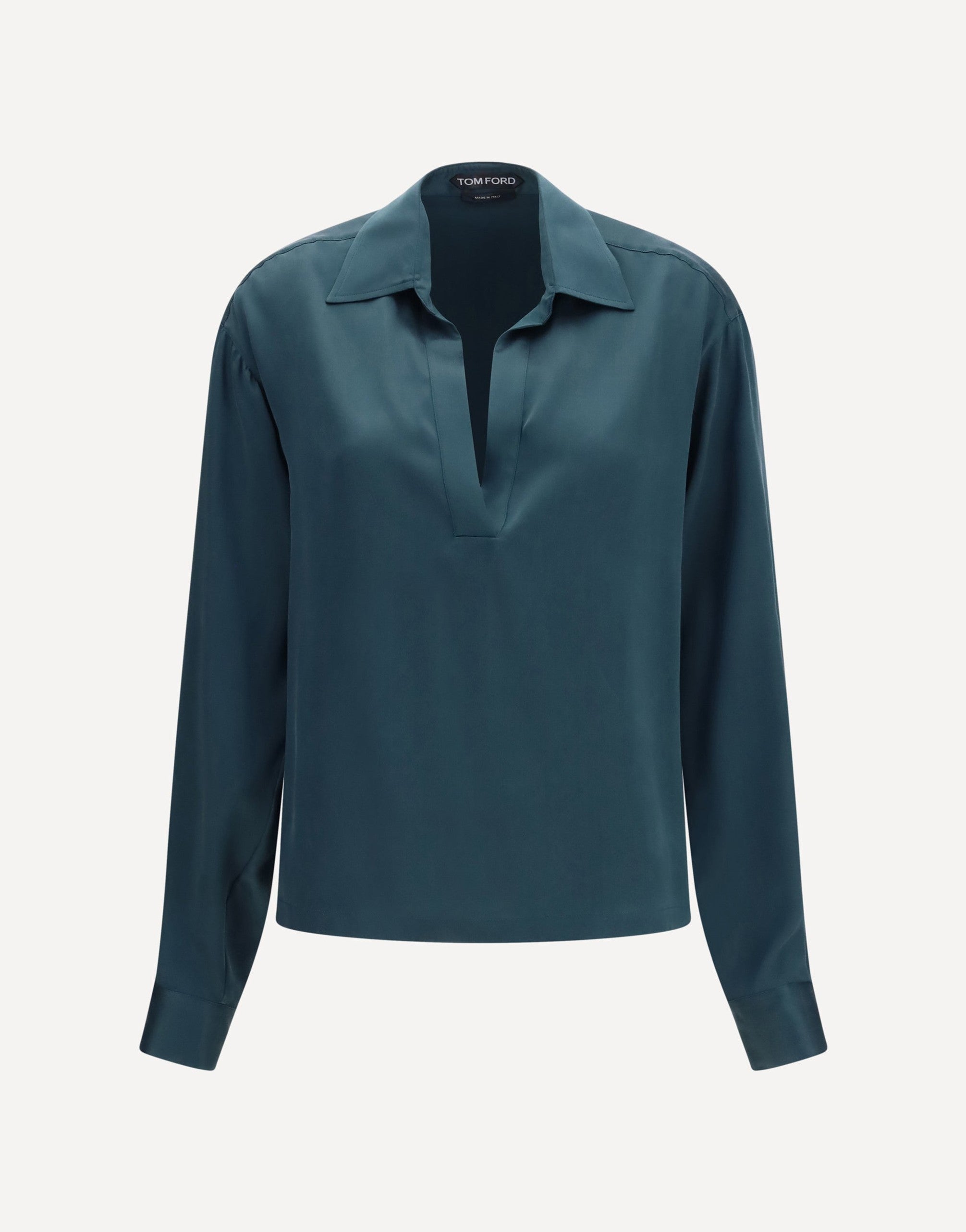 Tom Ford Chemise en soie à col V plongeant
