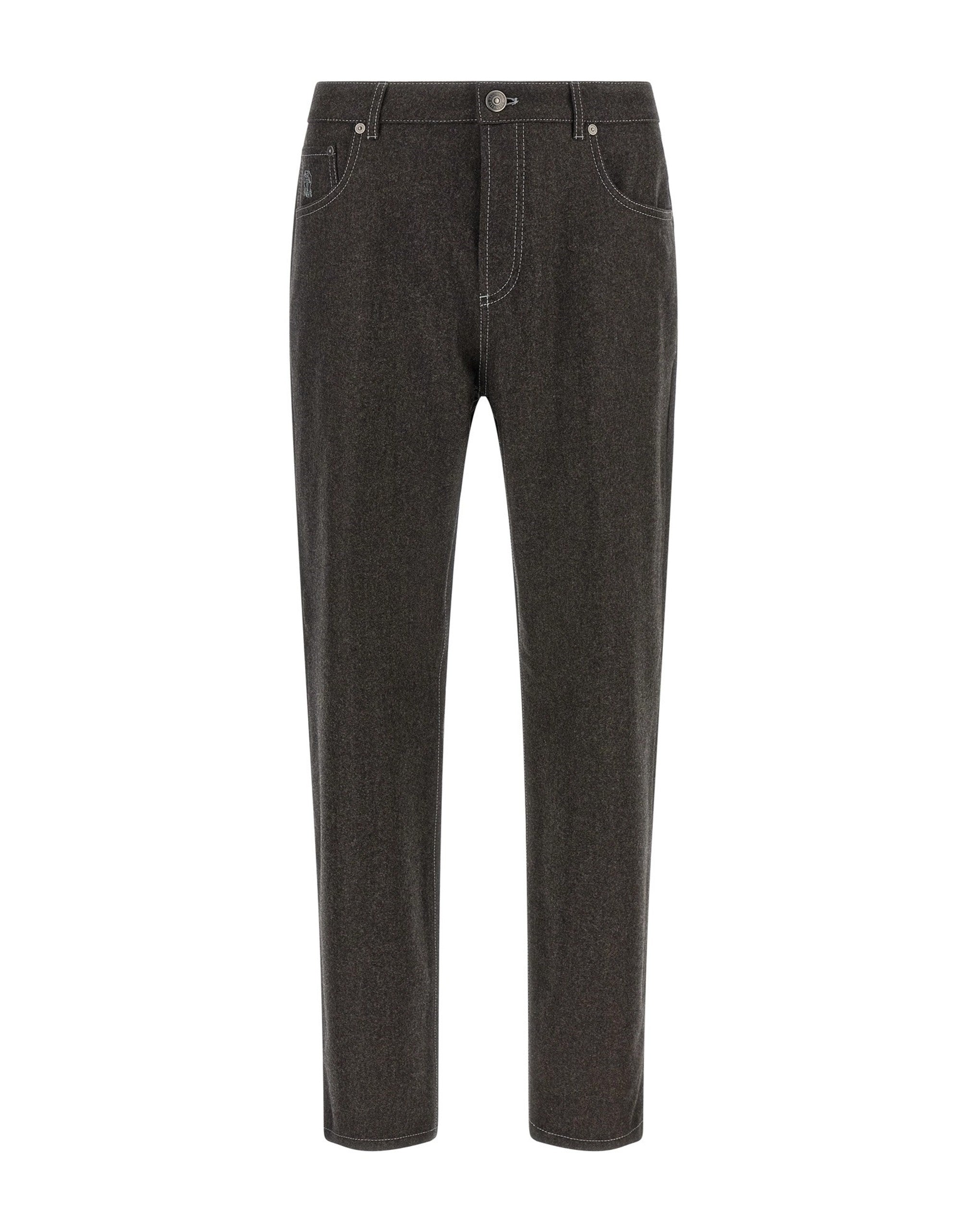 Brunello Cucinelli ハンガー ６本セット Brunello Cucinelli Virgin Wool Flannel Pants | Sendegaro