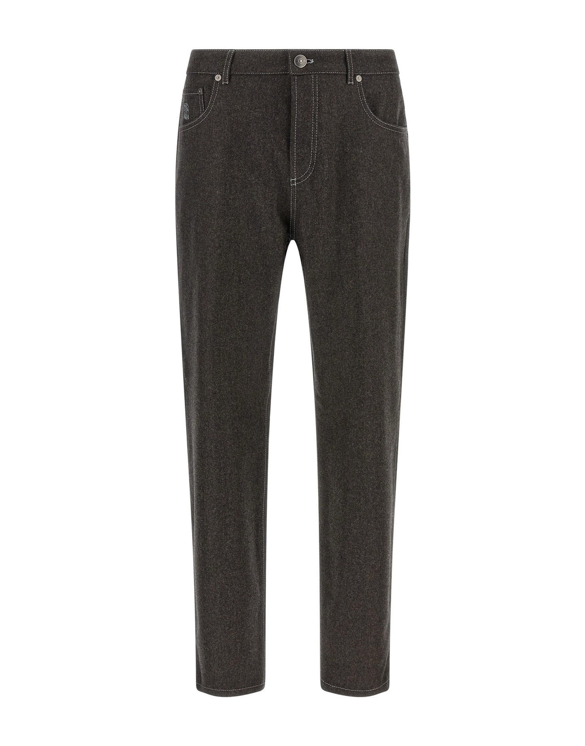 Brunello Cucinelli Virgin Wool Flannel Pants