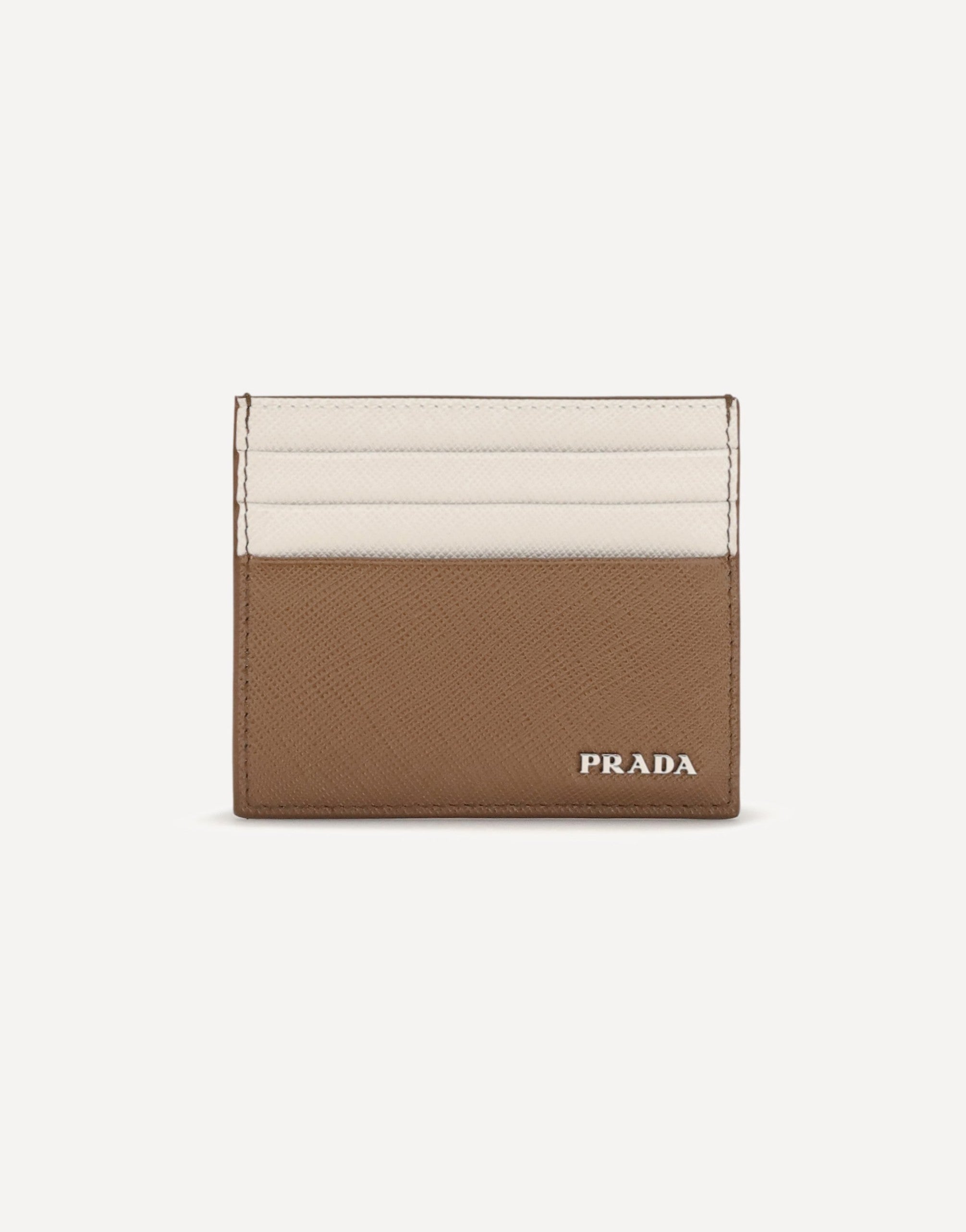 Prada 사피아노 레더 카드 홀더