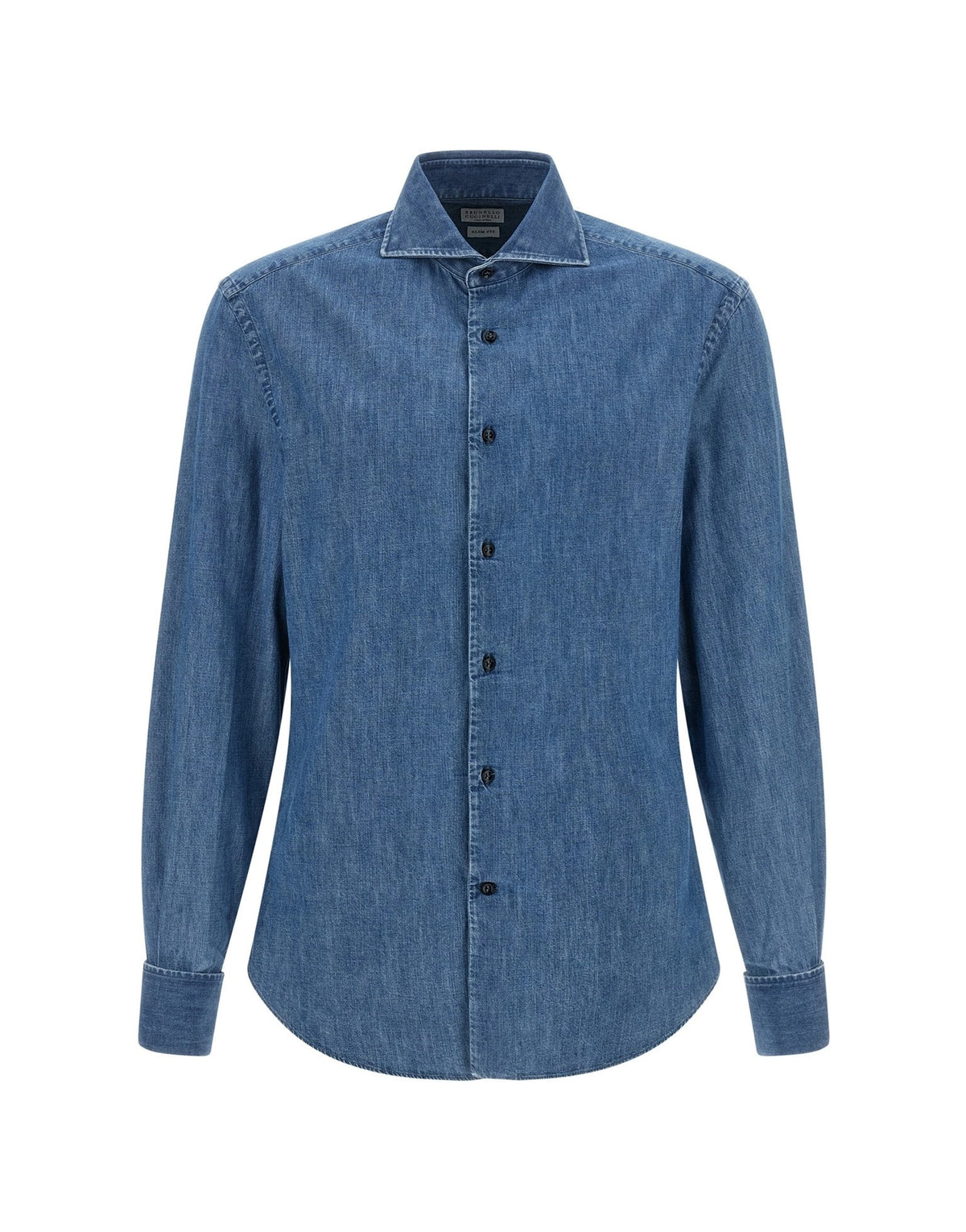 Brunello Cucinelli Slim Fit Denim Shirt