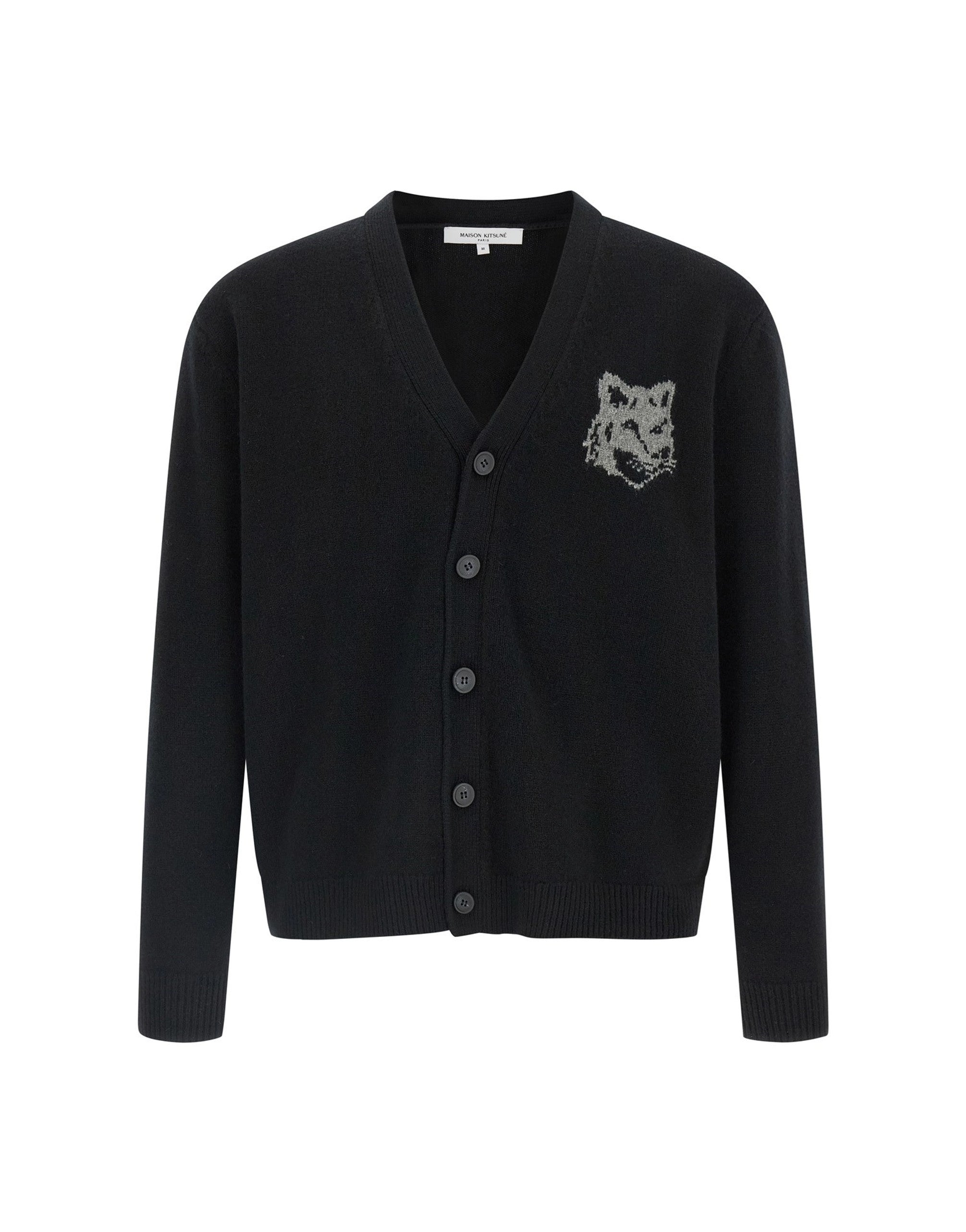 Maison Kitsuné Cardigan tête de renard Maison Kitsuné