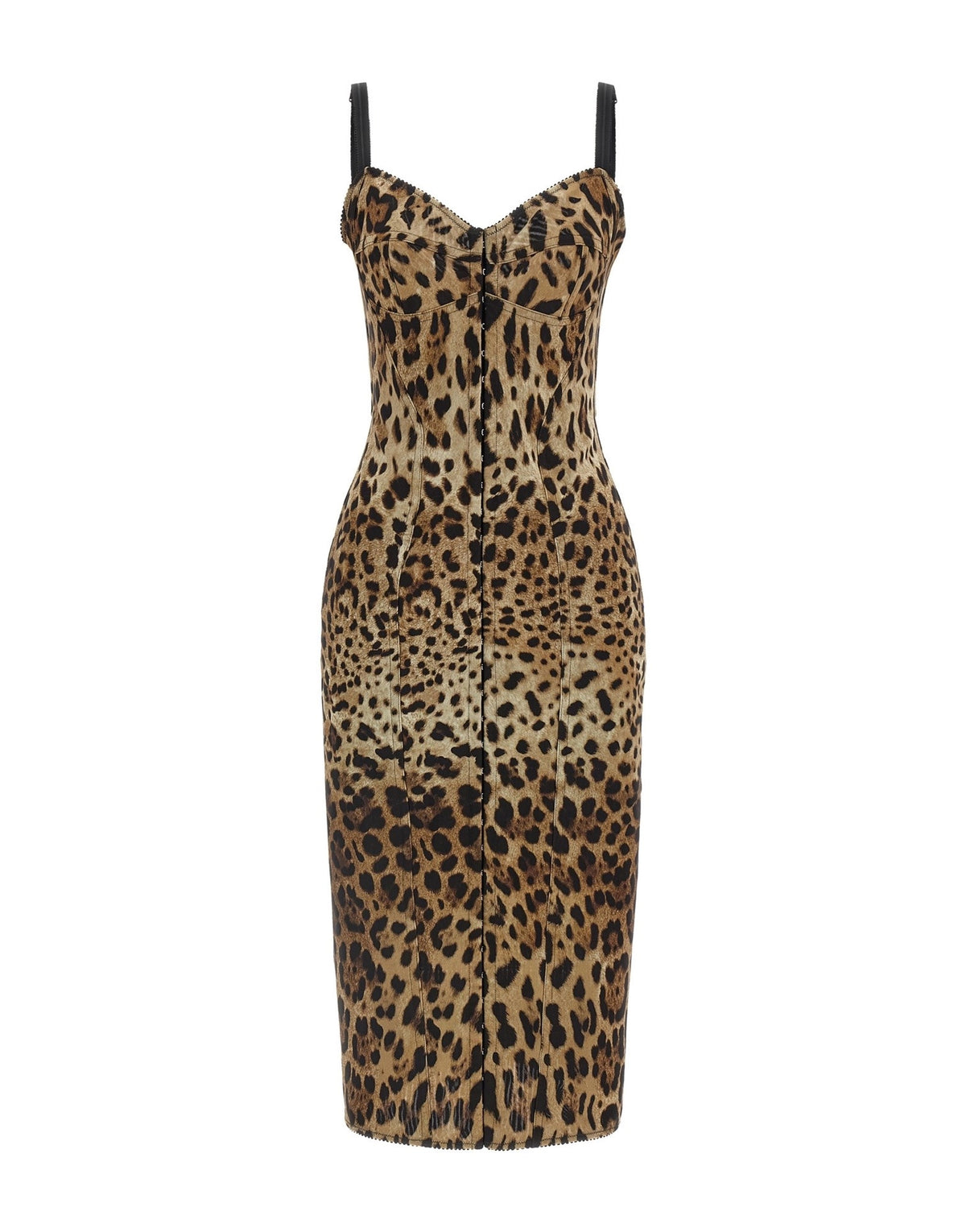Dolce & Gabbana Animal-Print Corset Dress