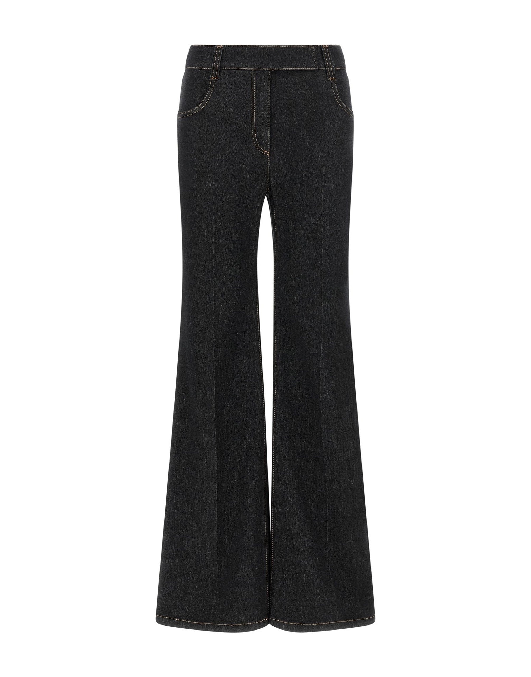 Brunello Cucinelli High-Waist Flared Leg Jeans