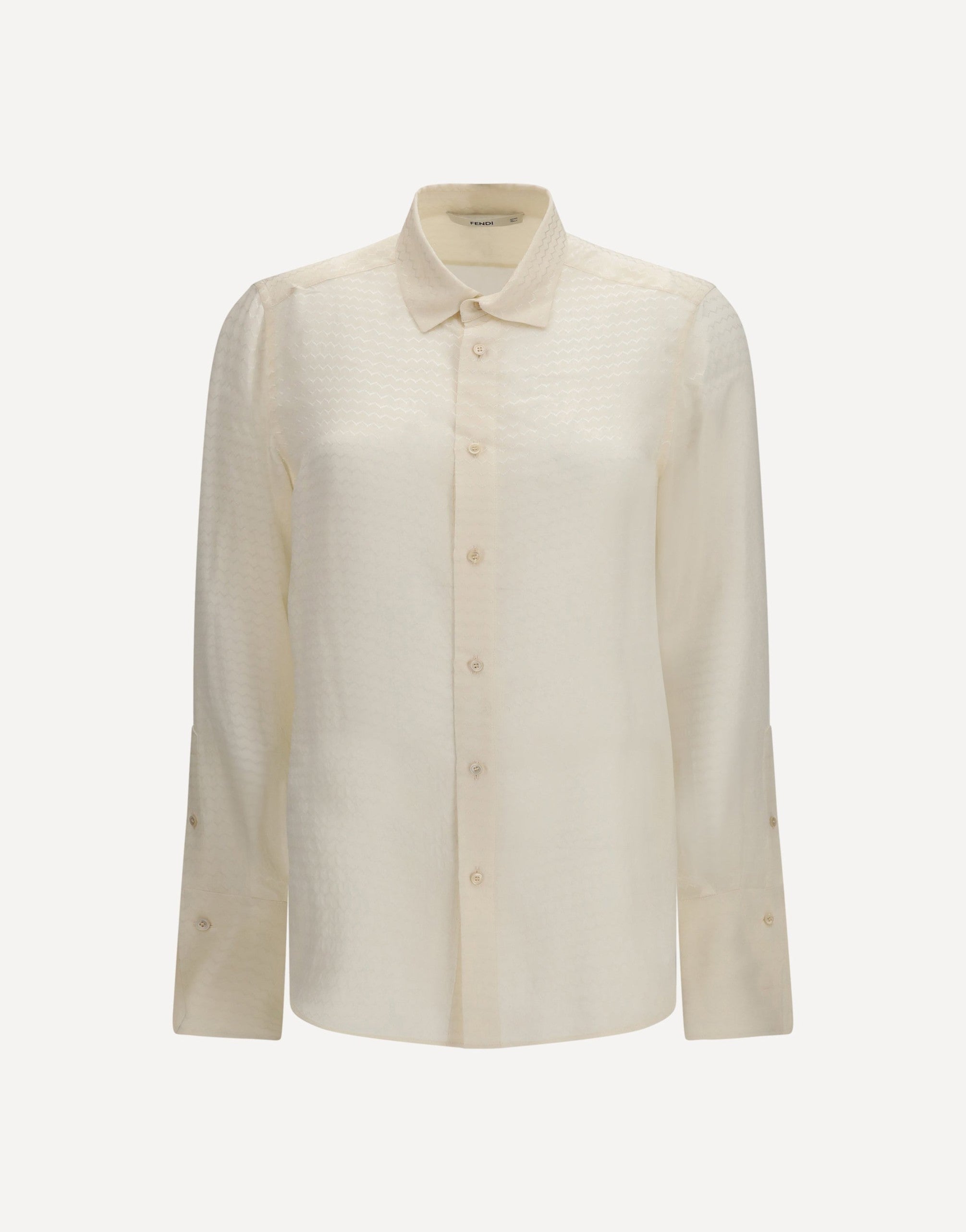Fendi Jacquard Silk Shirt