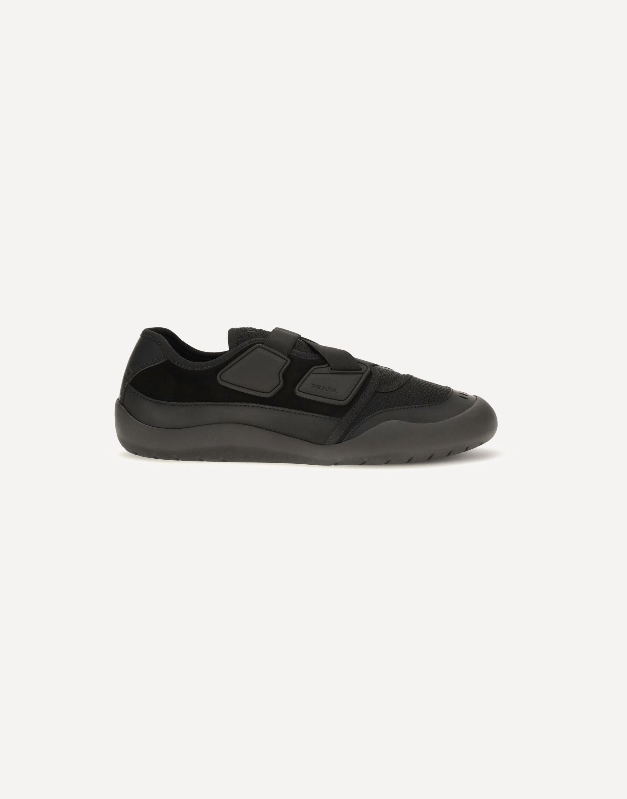 Prada Speedrock Leather Mesh Sneakers