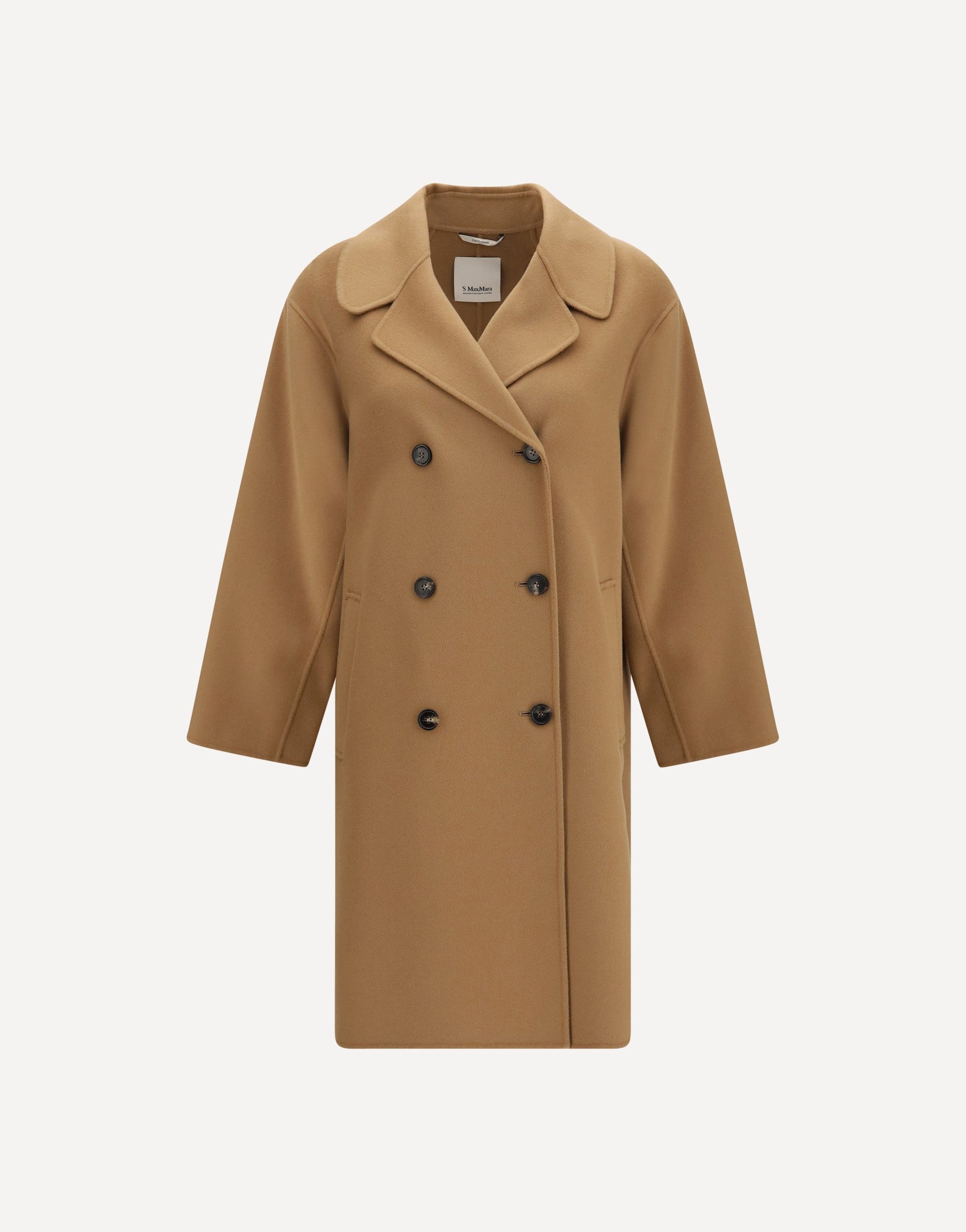 'S Max Mara Magnolia Double-Breasted Virgin Wool Coat