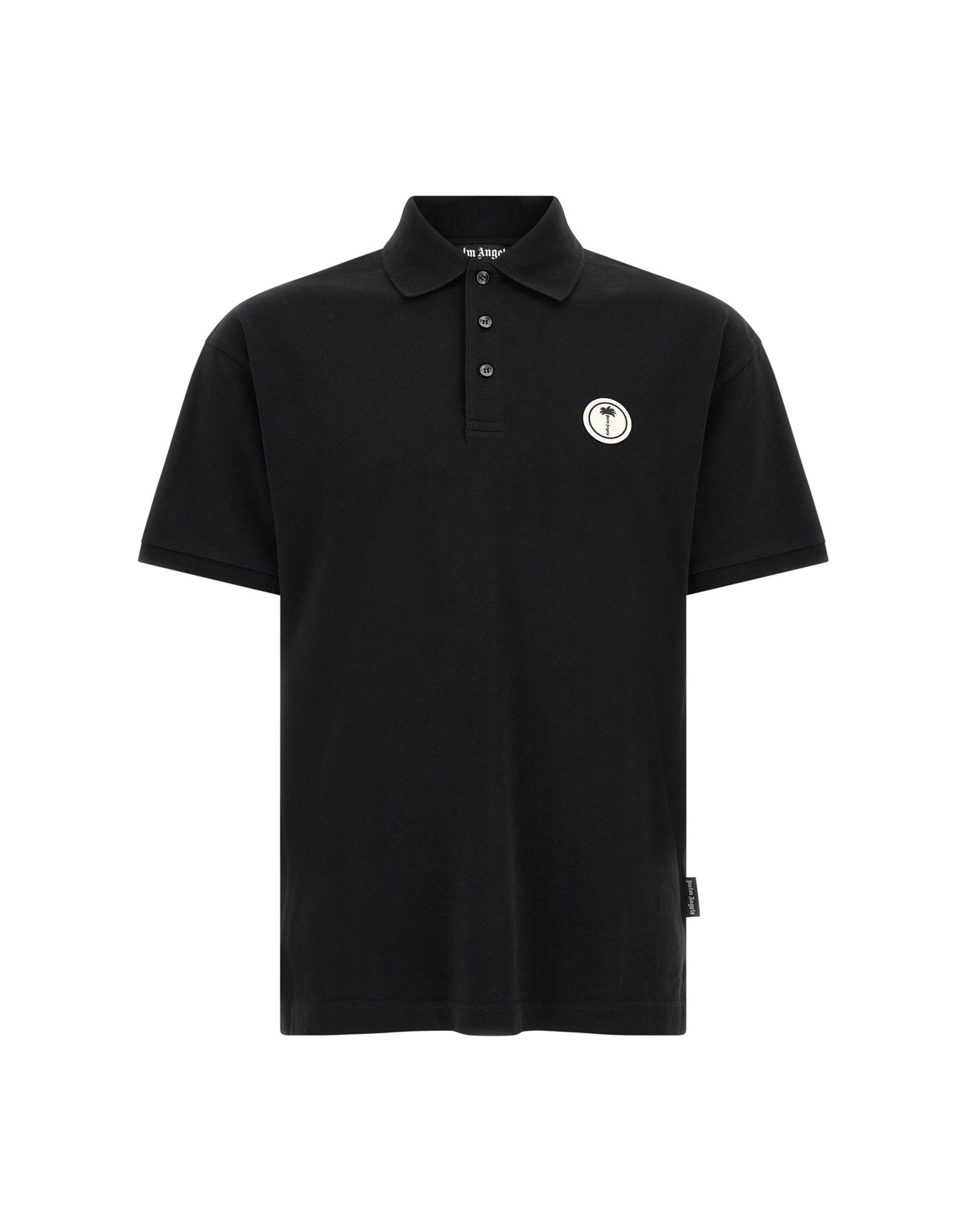 Palm Angels Logo Patch Polo Shirt