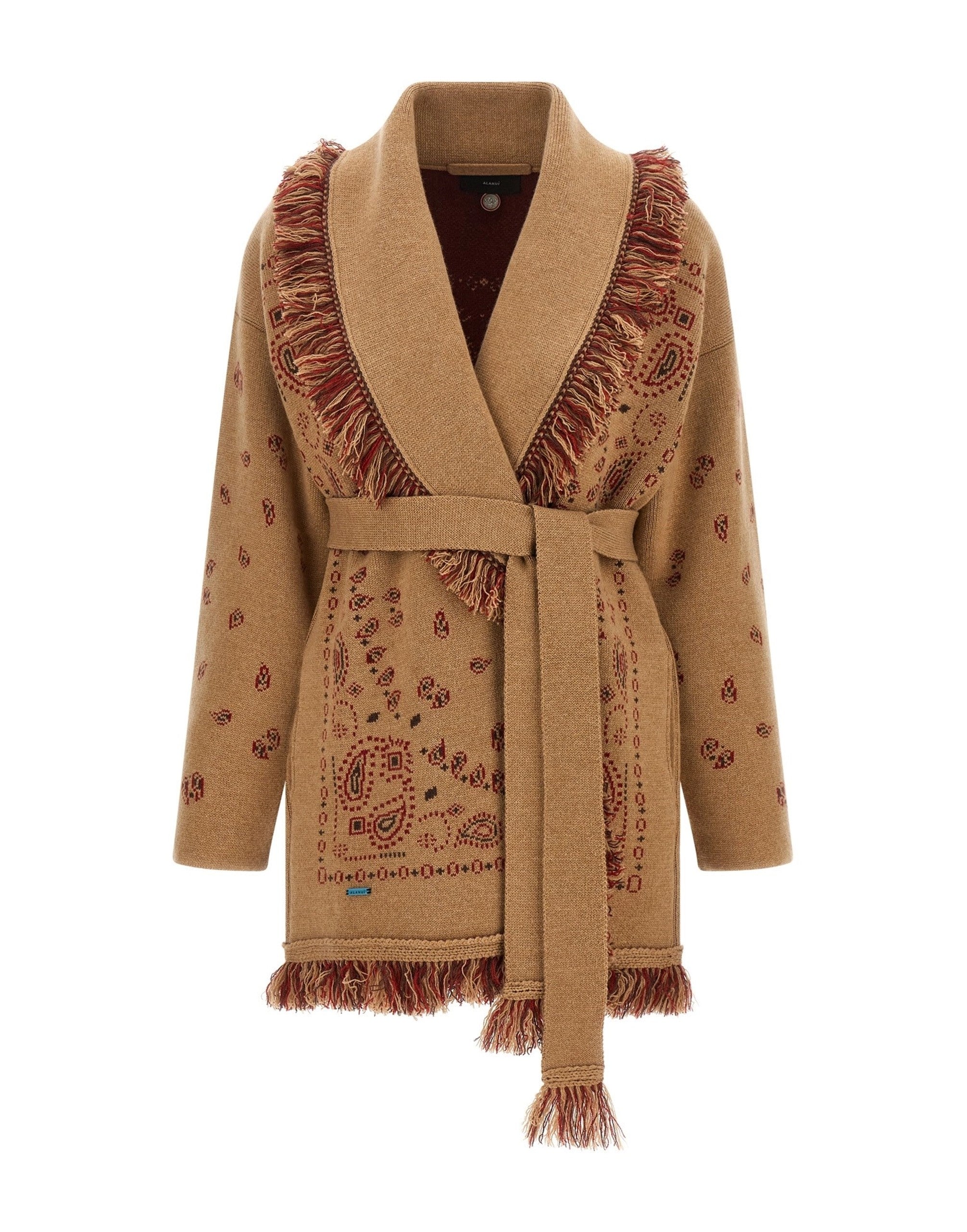 Alanui Bandana Cashmere Cardigan