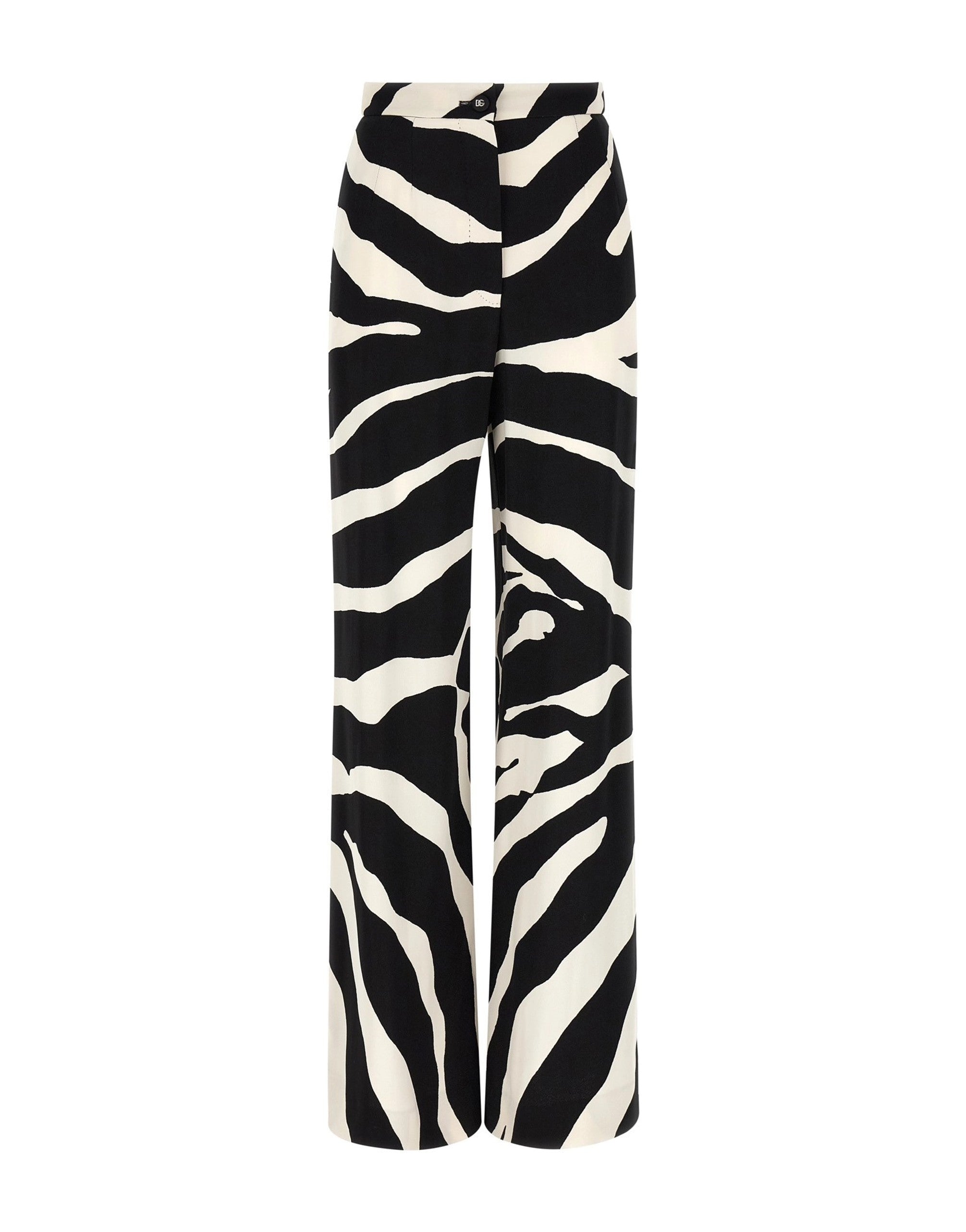 Dolce & Gabbana Zebra Print Palazzo Pants