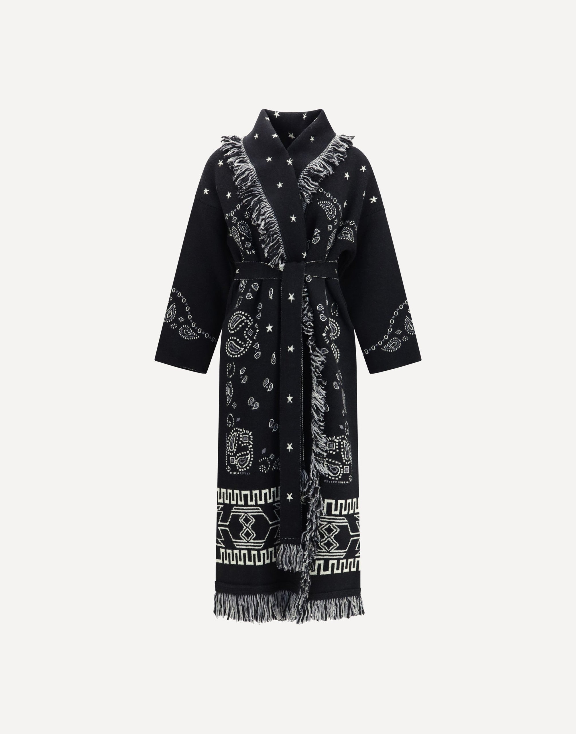 Alanui Bandana Jacquard Coat