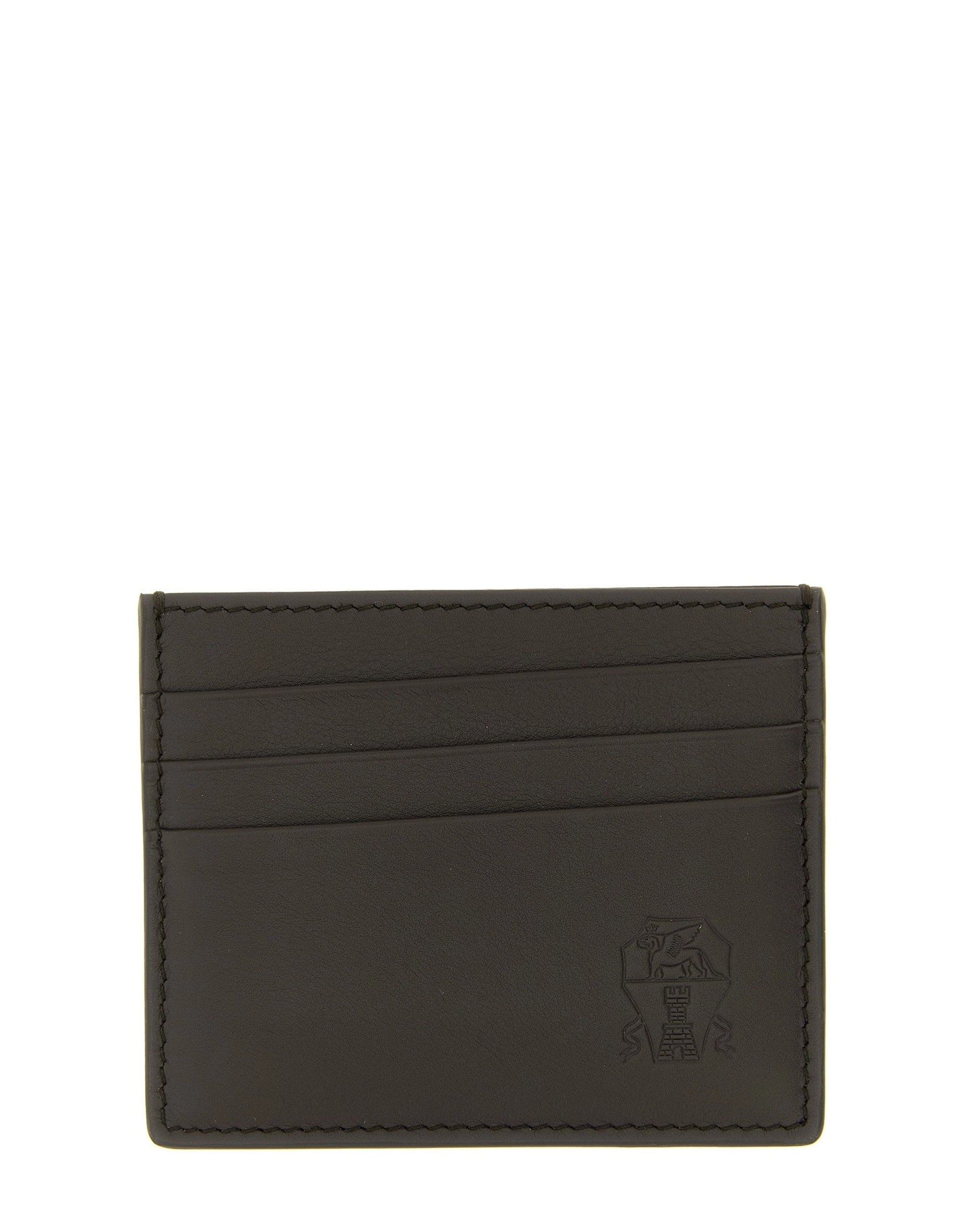 Brunello Cucinelli Embossed Logo Card Holder