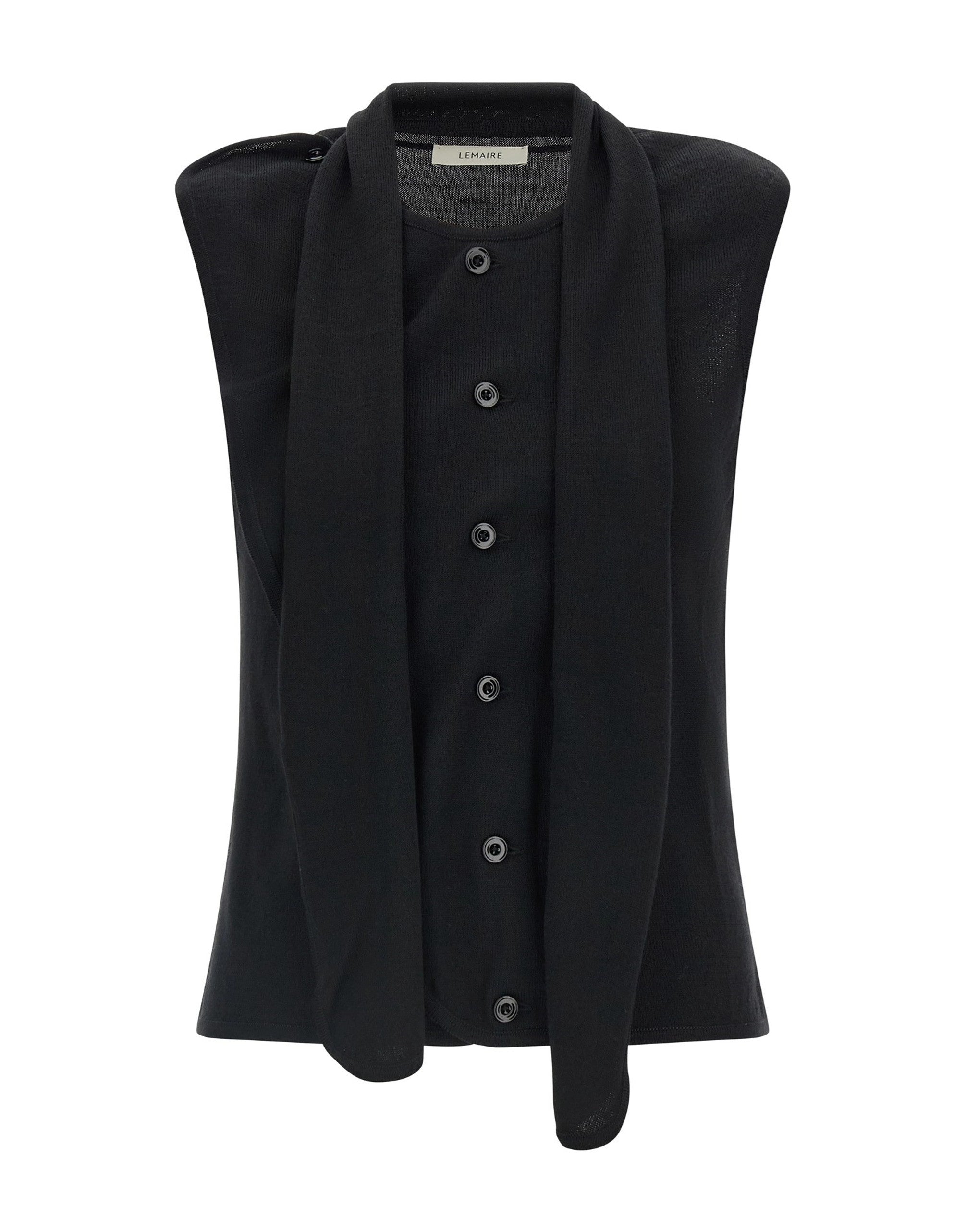 Lemaire Draped Panel Vest