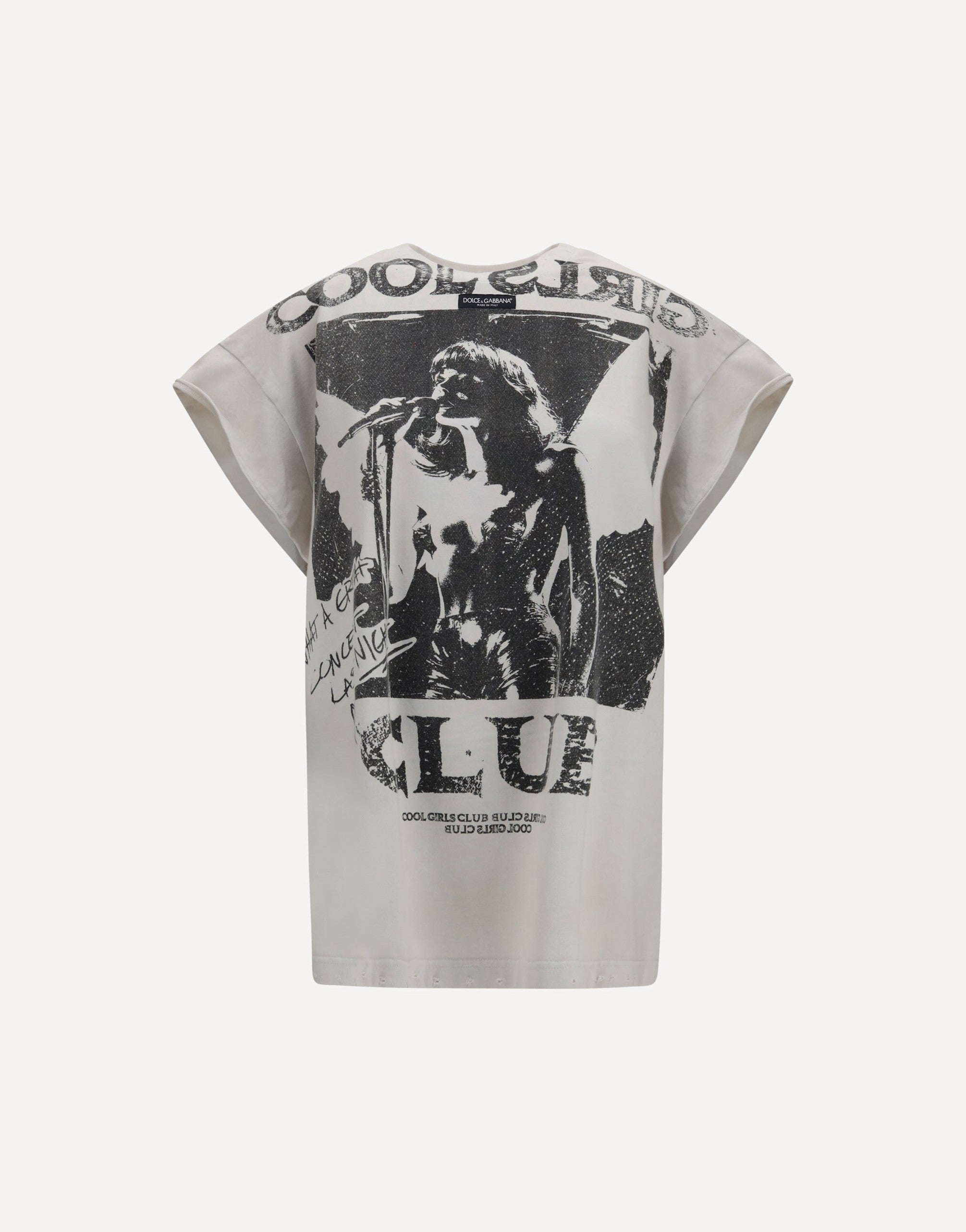 Dolce & Gabbana Oversized Printed Jersey T-Shirt