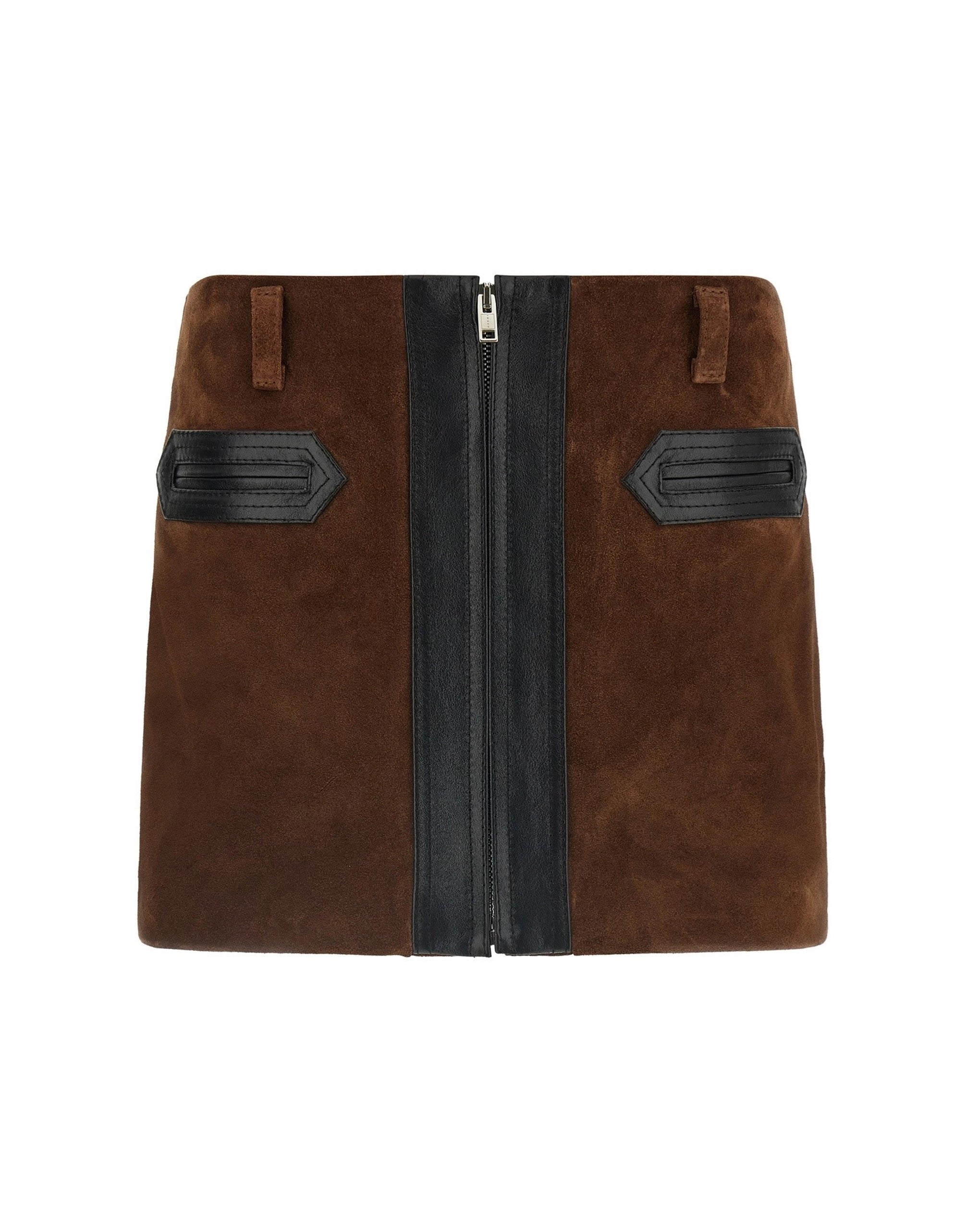 Marni Suede Leather Mini Skirt
