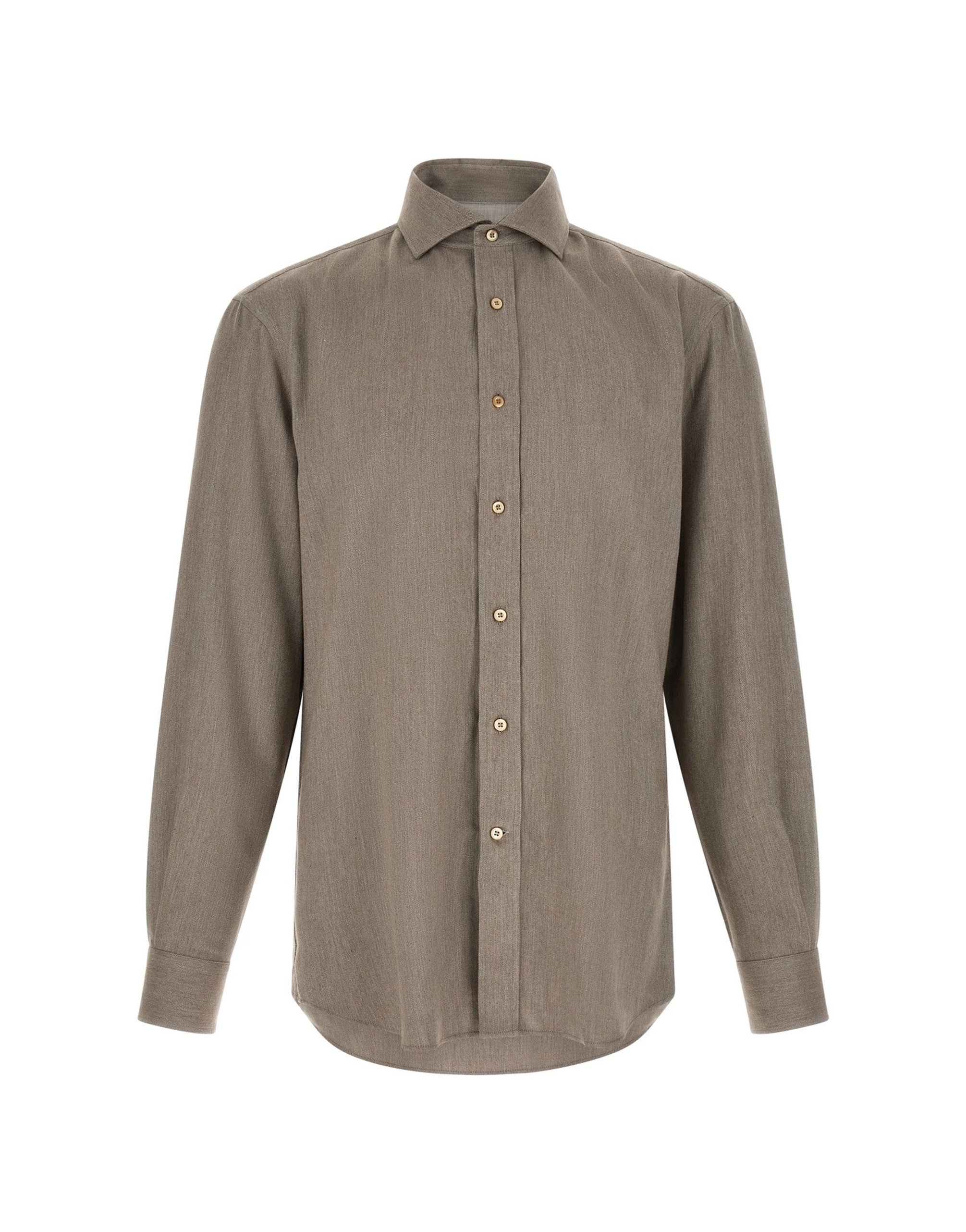 Brunello Cucinelli Micro Herringbone Shirt