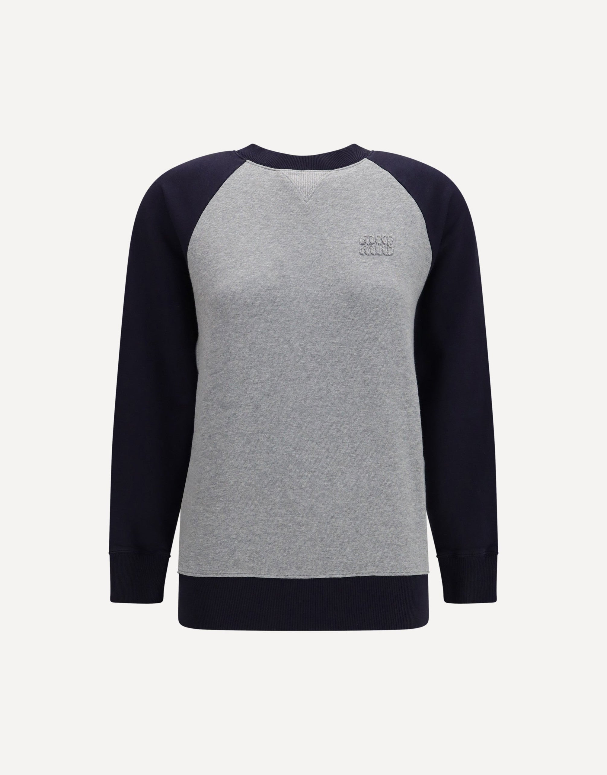 Miu Miu Bicolor Crewneck Sweatshirt