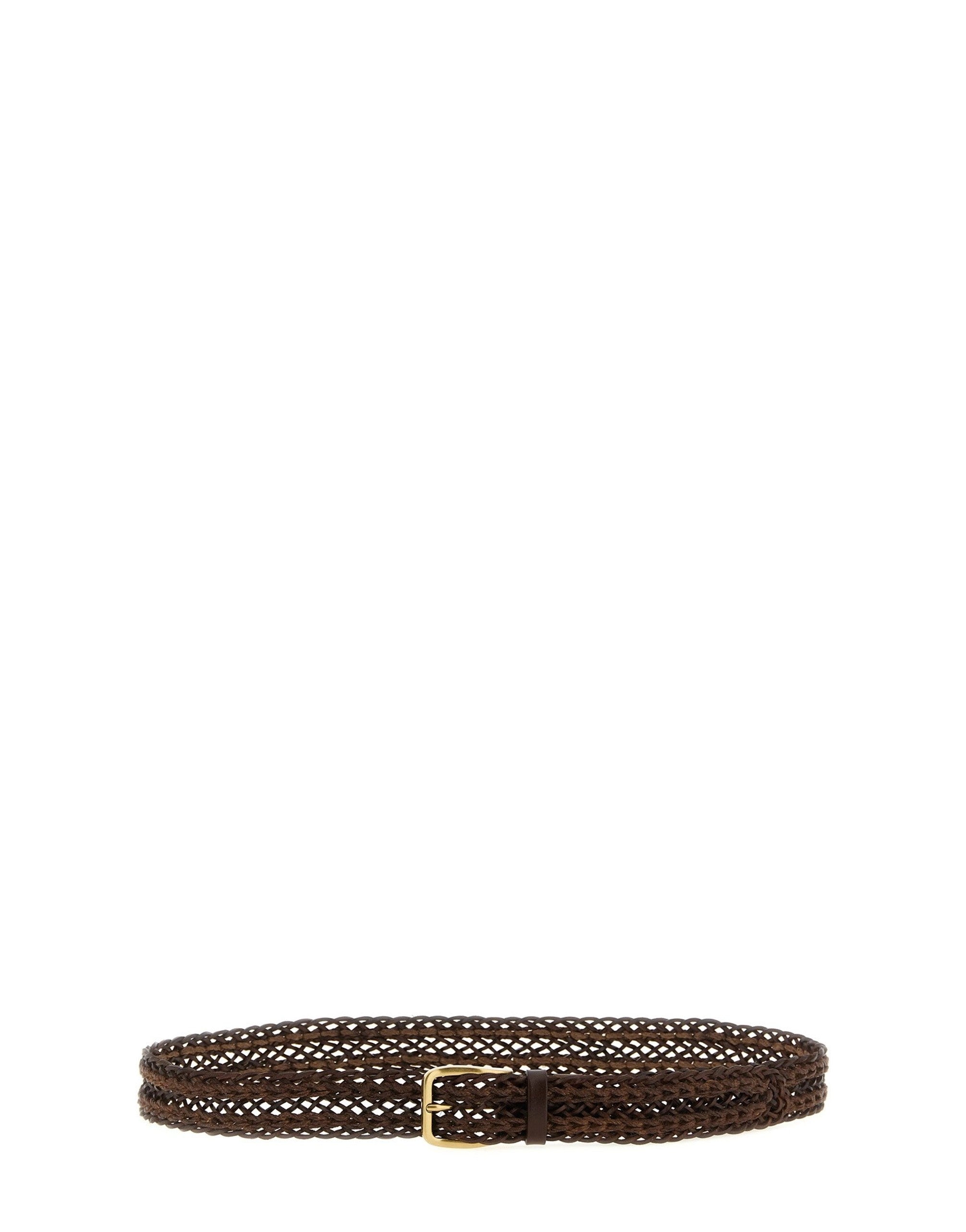 Brunello Cucinelli Braided Calf Belt