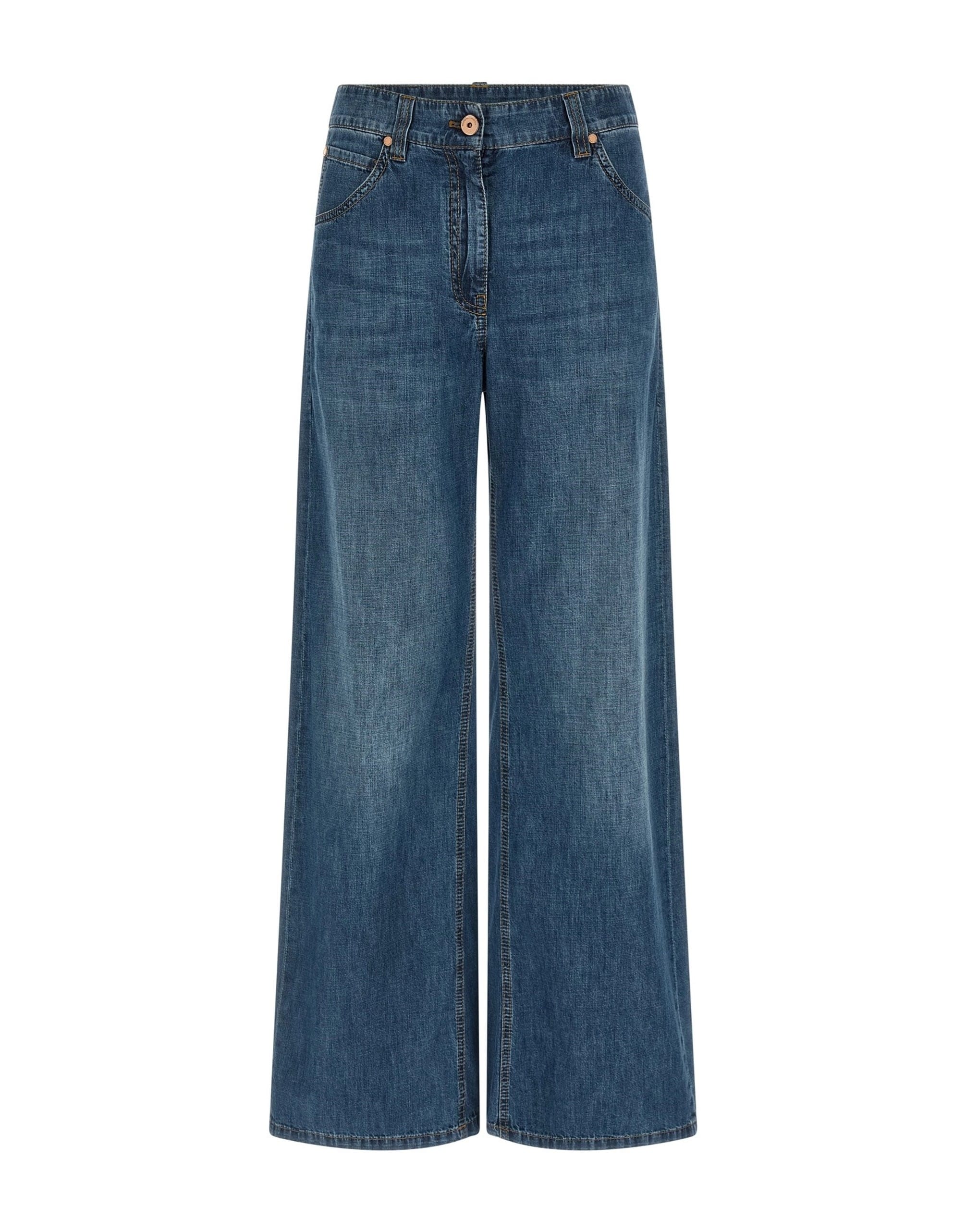 Brunello Cucinelli Wide Leg Jeans
