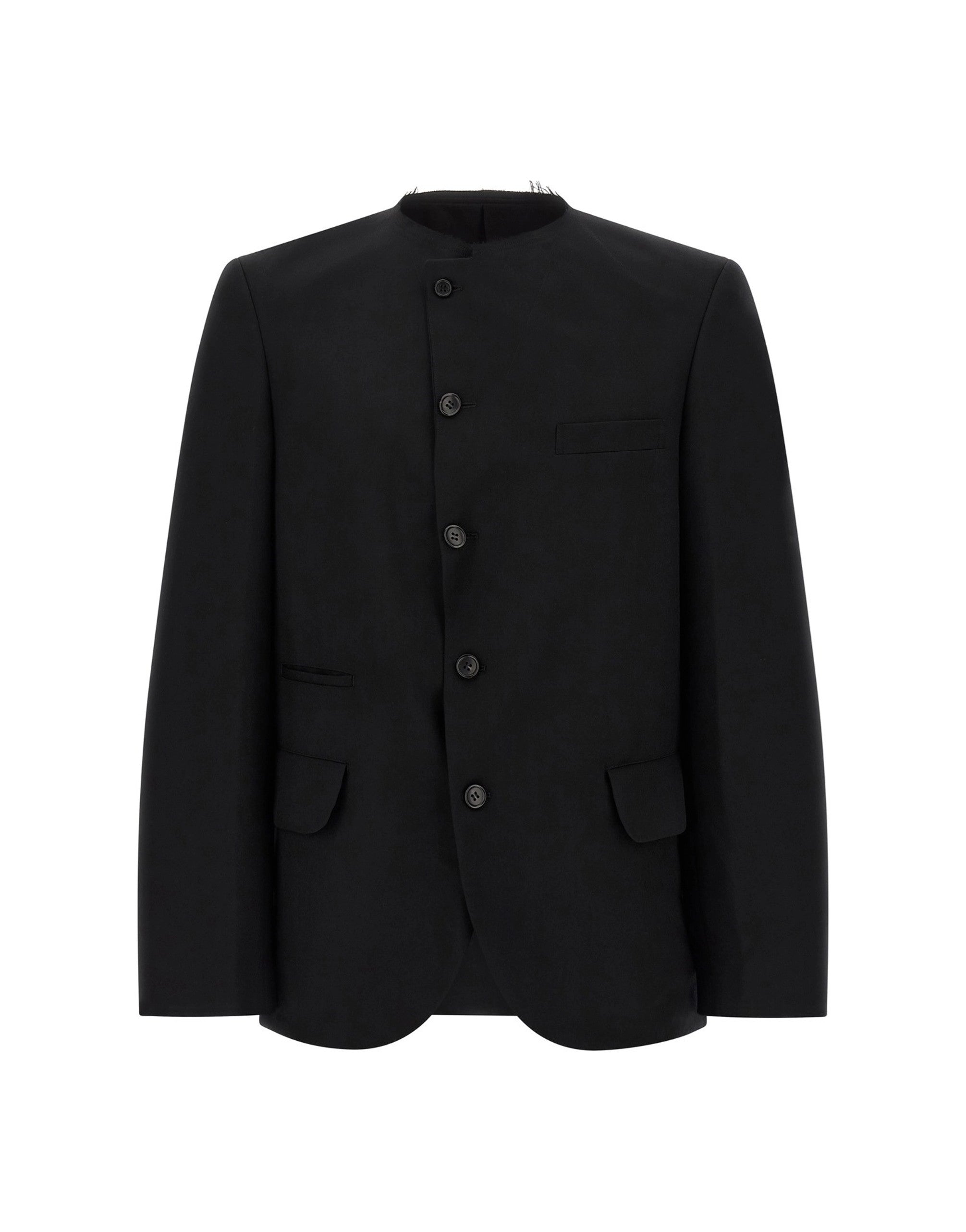 Comme Des Garçons Raw Cut Hem Blazer
