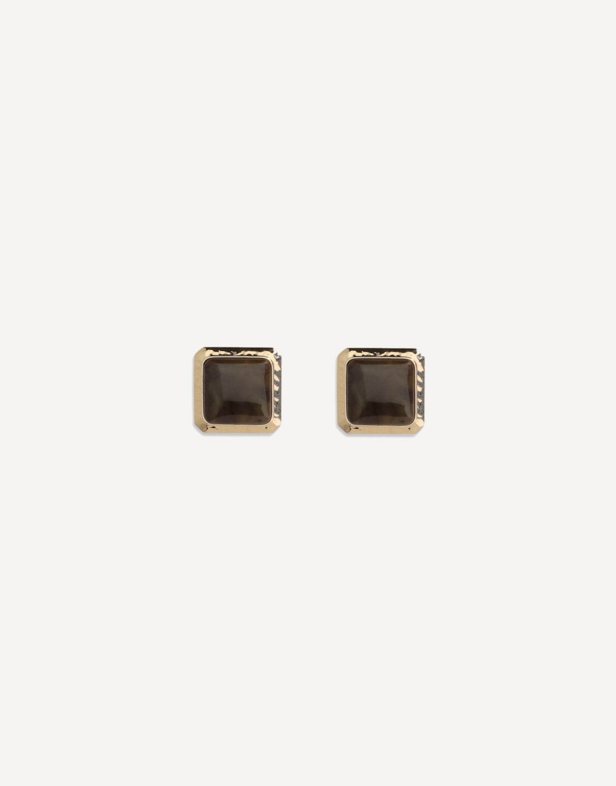 Self-Portrait Square Enamel Earrings