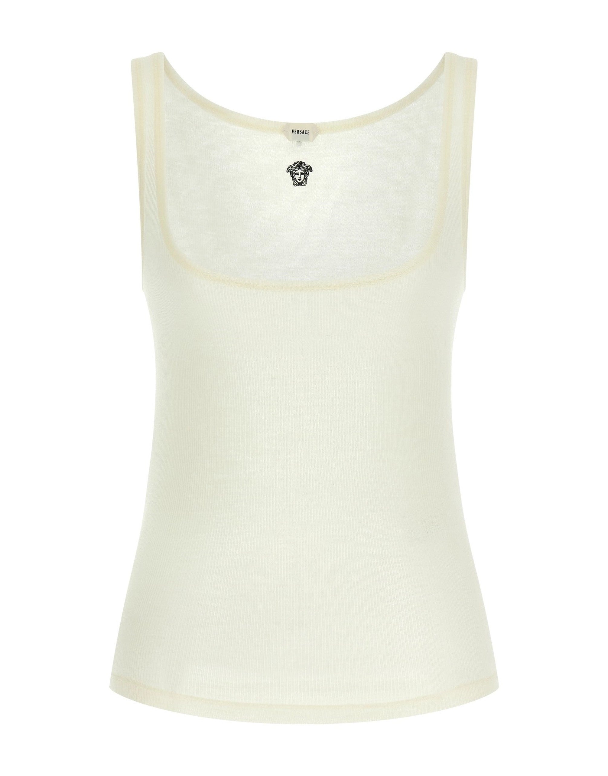 Versace La Medusa Embroidery Top