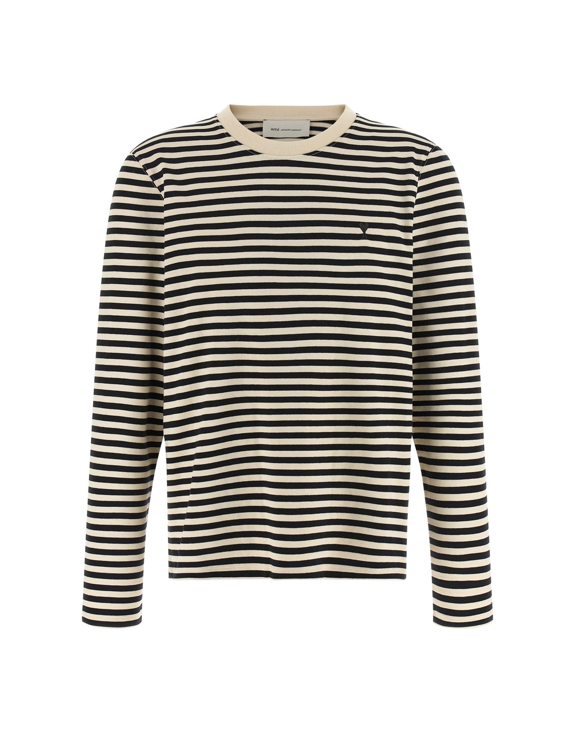 Ami Paris Ami De Coeur Marinière T-Shirt