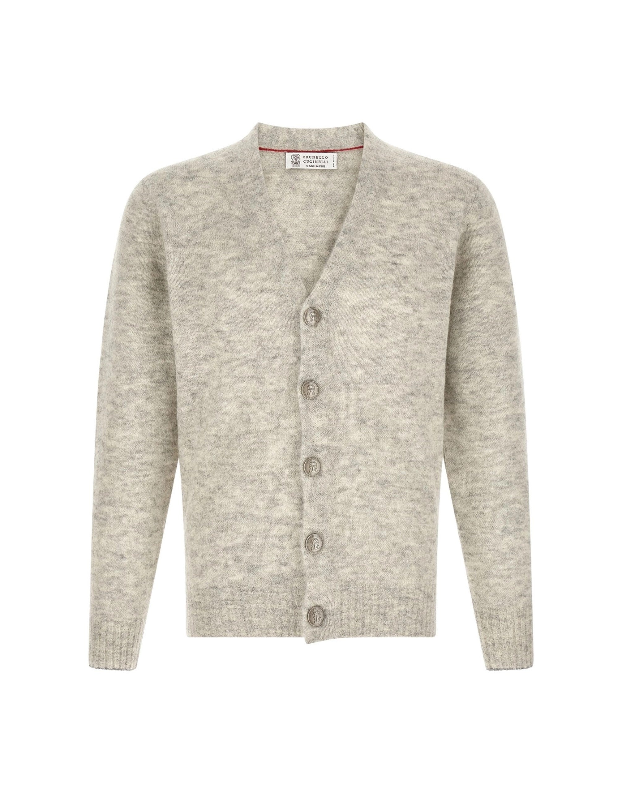 Brunello Cucinelli Metal Button Cardigan