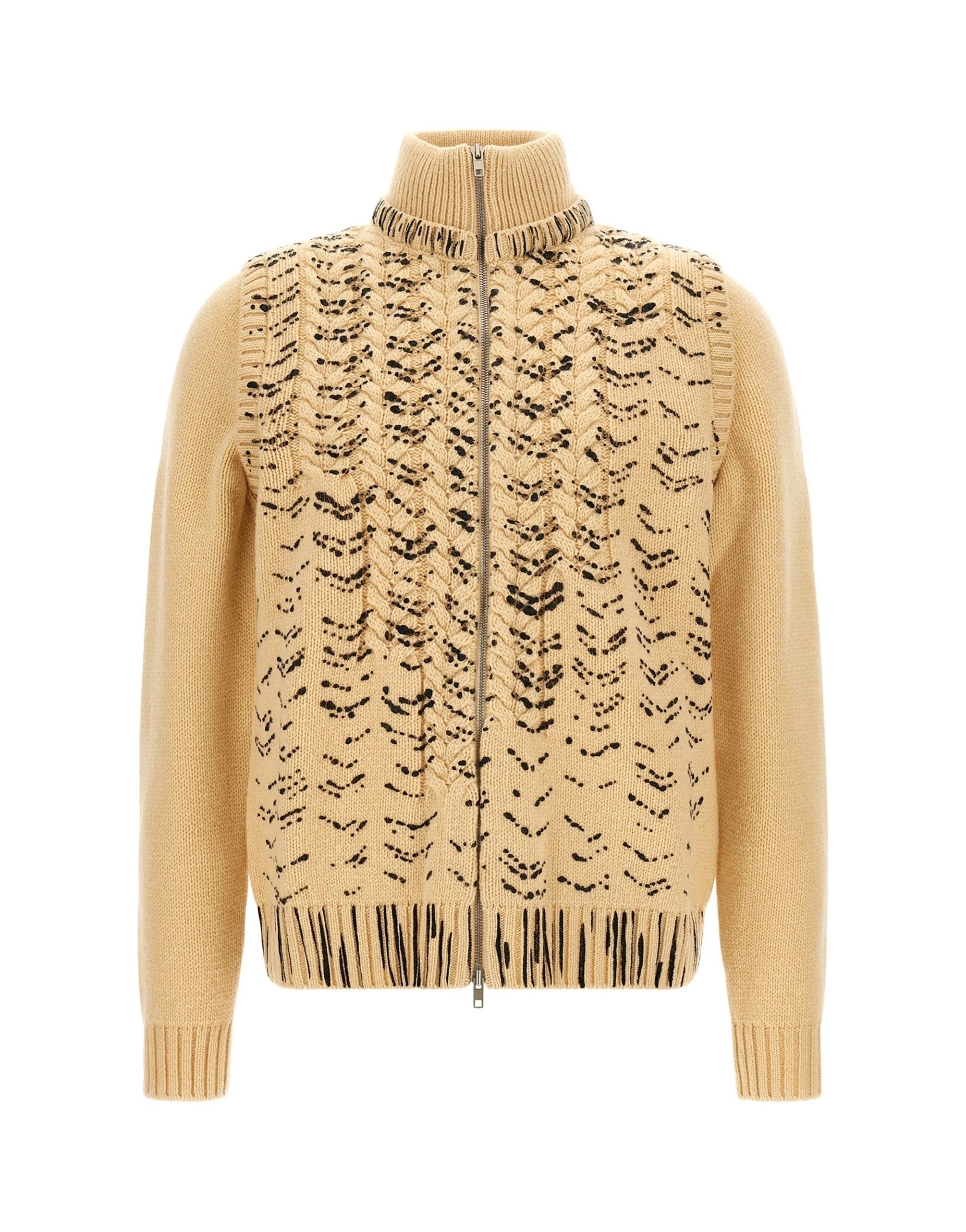Maison Margiela Openwork Knit Cardigan | Sendegaro