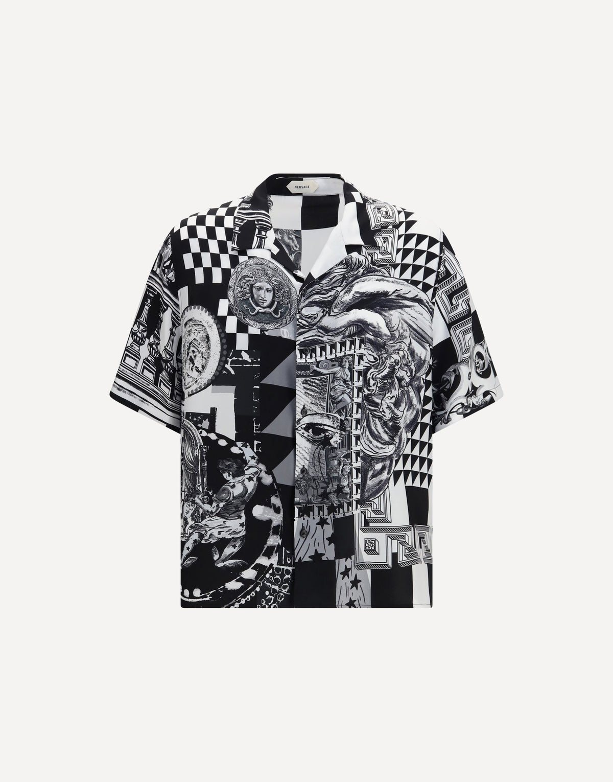 Versace Printed Silk Twill Shirt