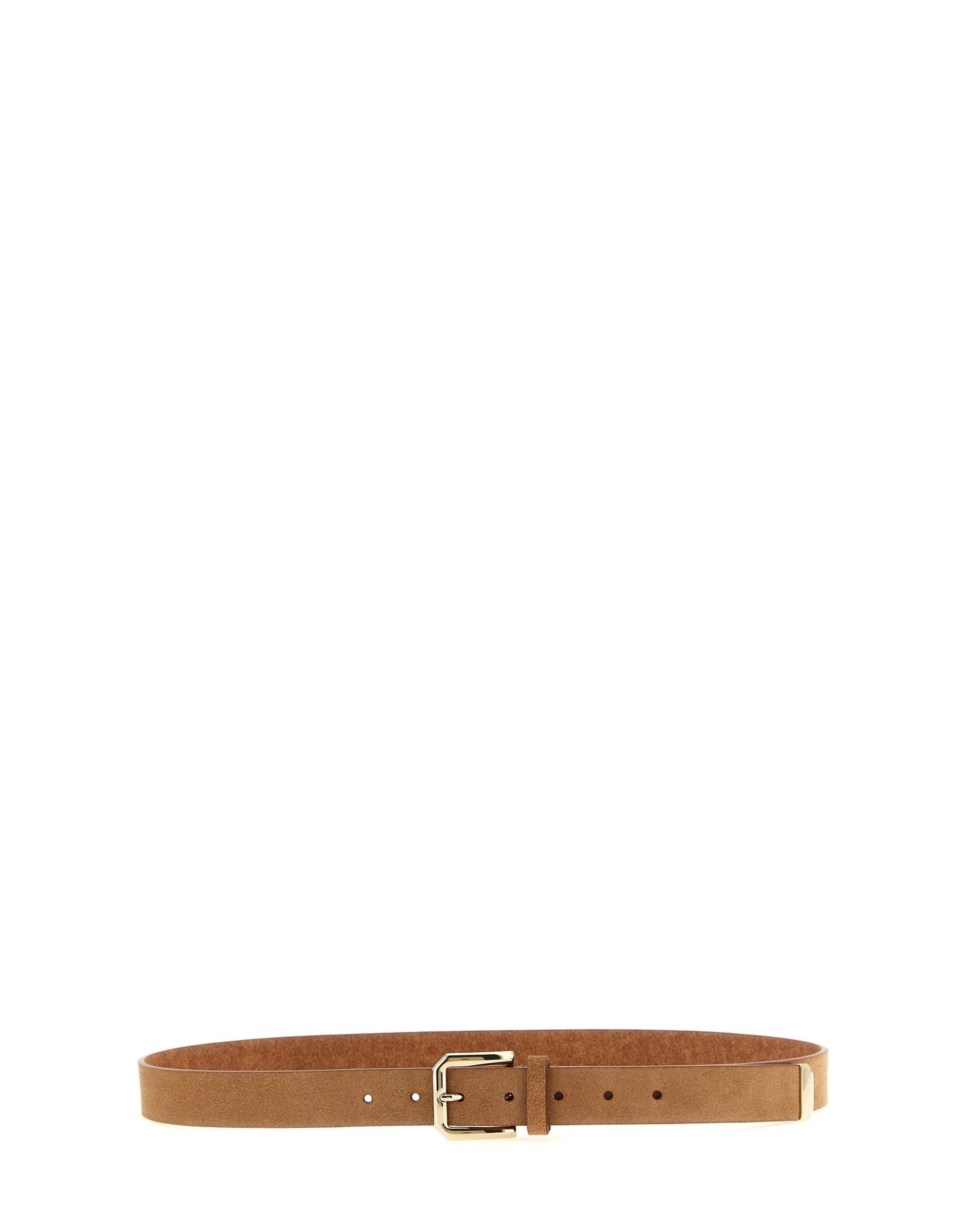 Brunello Cucinelli Inverted Calf Leather Belt