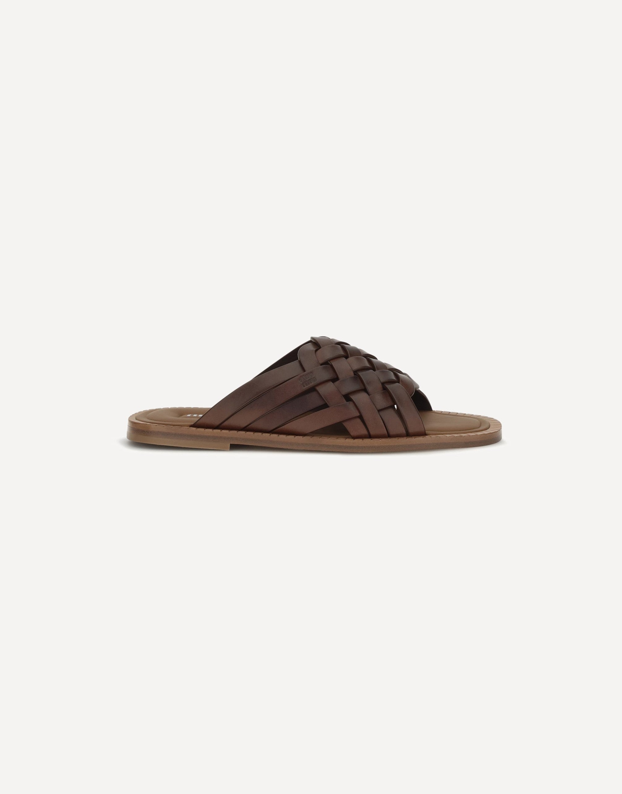 Miu Miu Leather Sandals