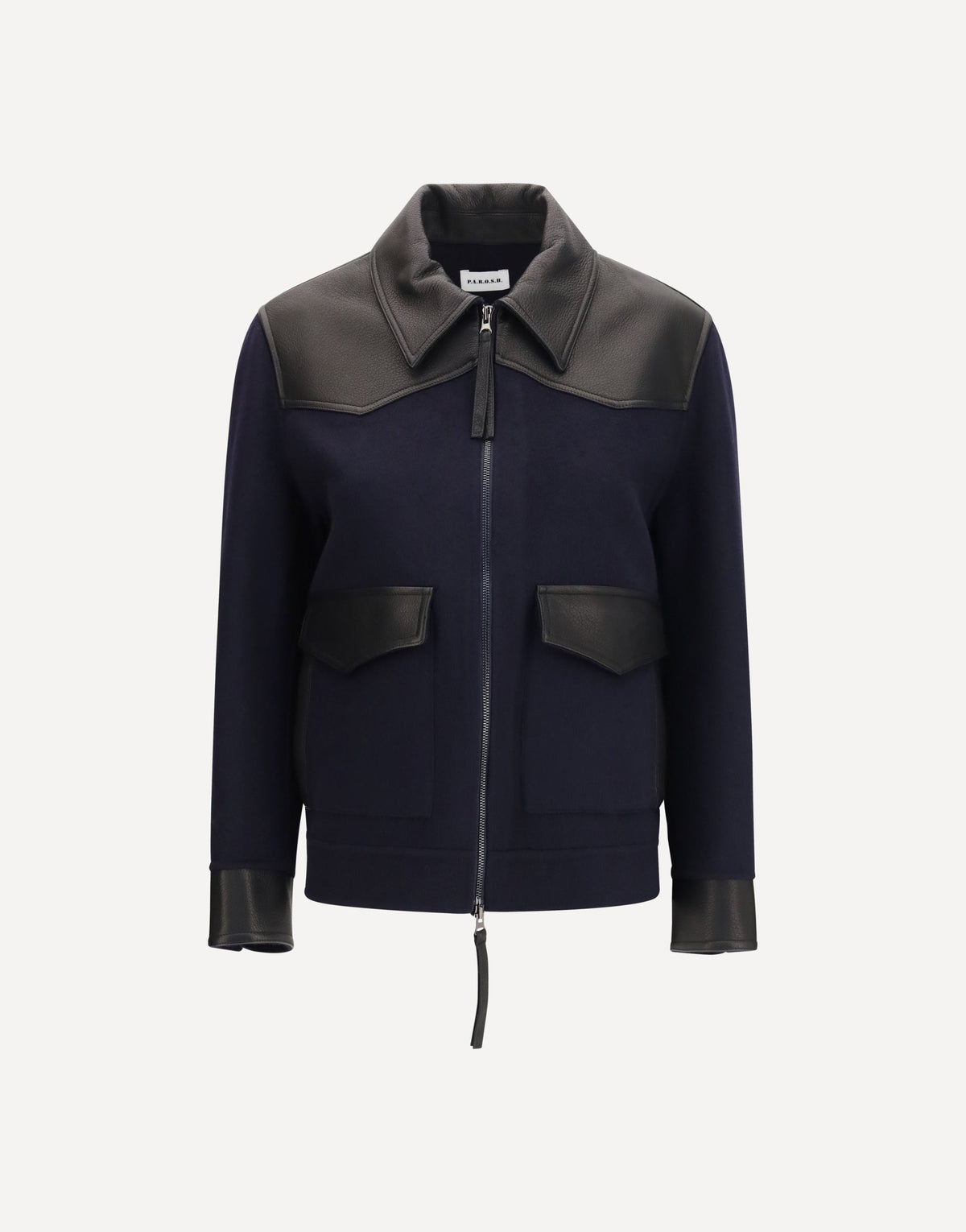 P.A.R.O.S.H. Leather Trimmed Jacket