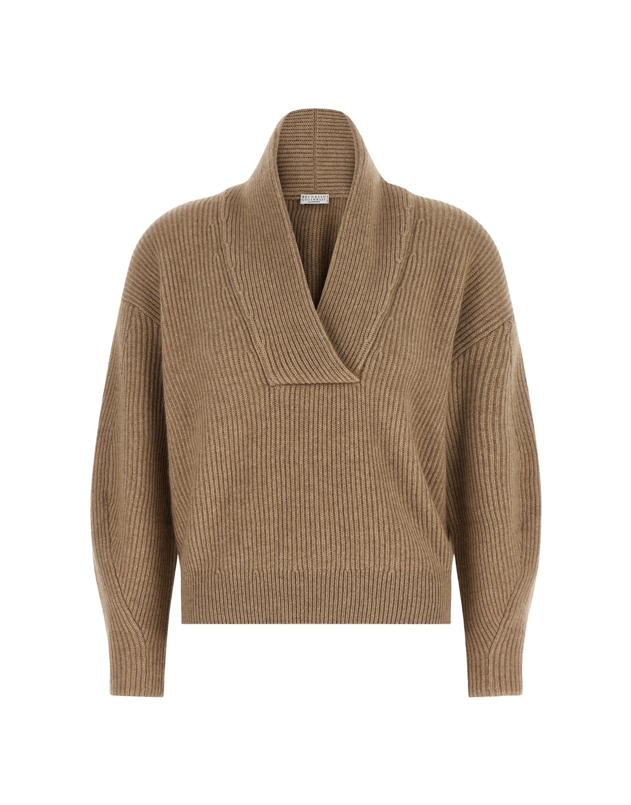 Brunello Cucinelli English Rib Cashmere Knit
