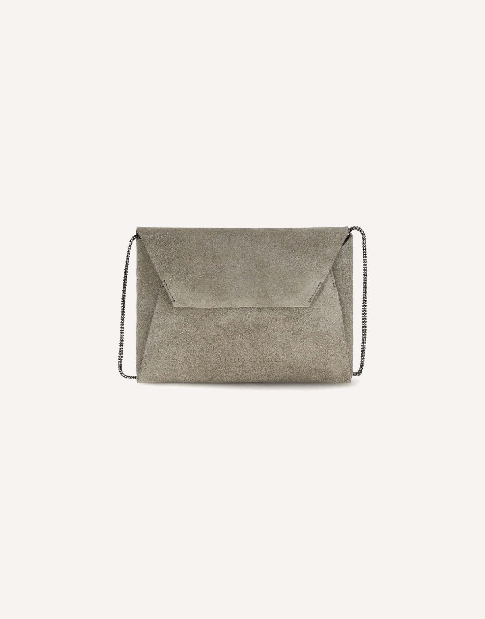 Brunello Cucinelli Bc Duo Suede Clutch Bag