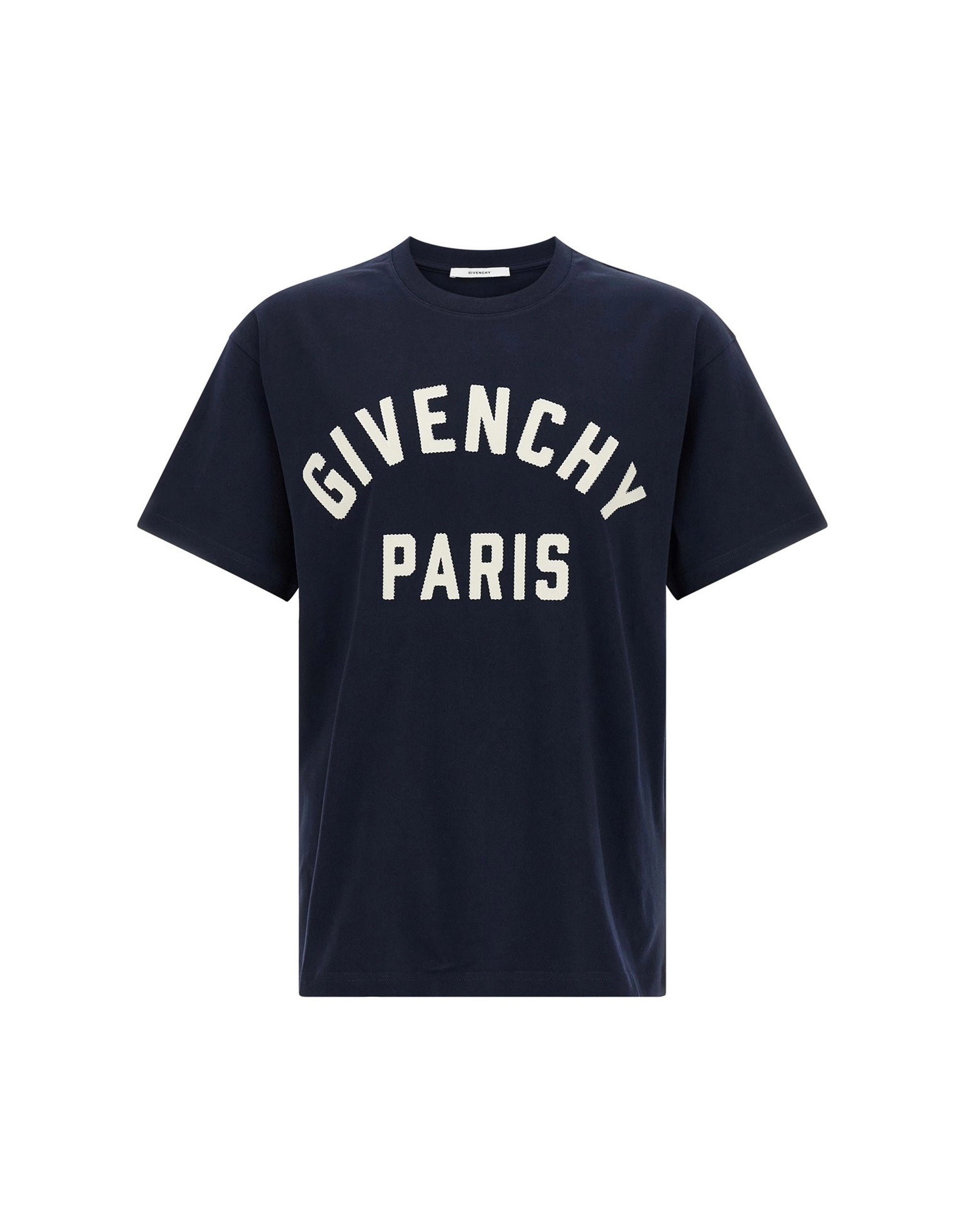 Givenchy Blue Logo Patch T-Shirt