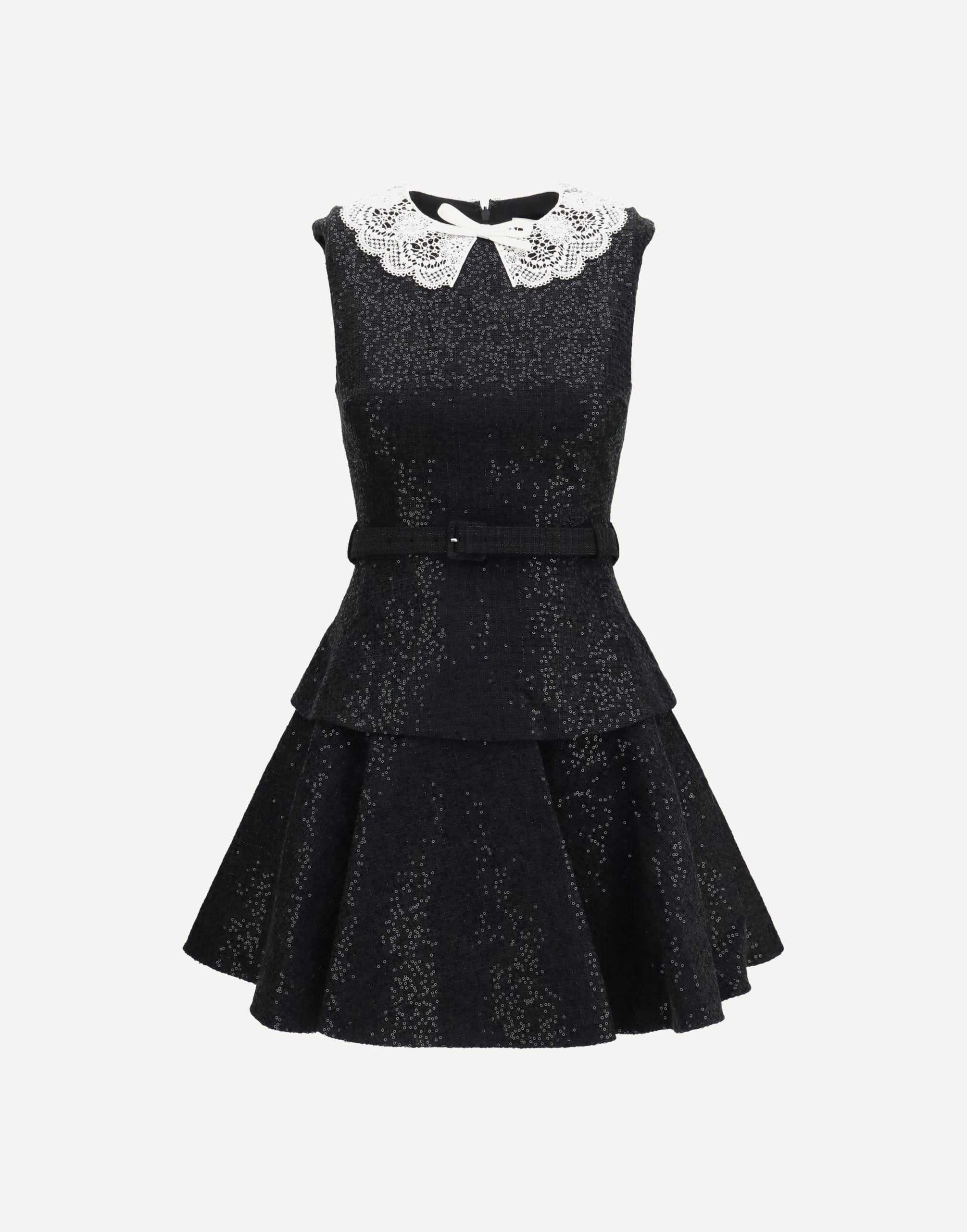 Self-Portrait Sequin Bouclé Dress