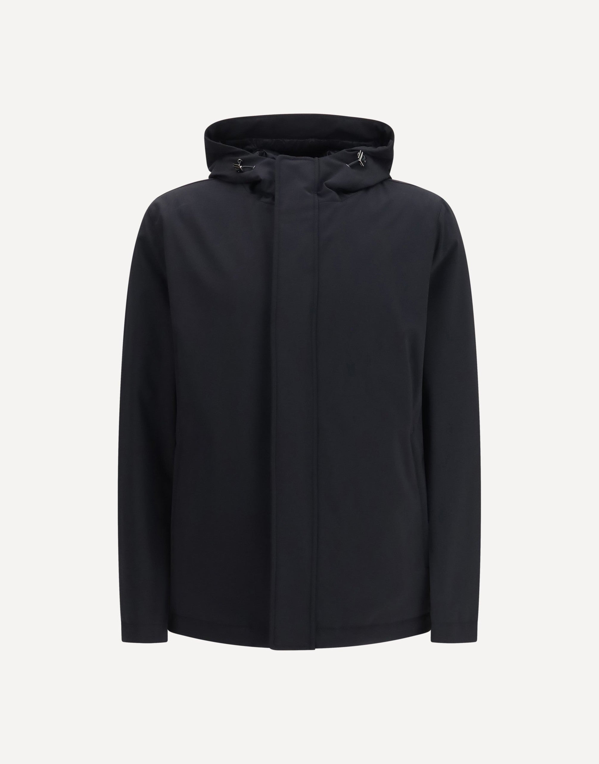 Herno Water-Repellent Nylon Hooded Jacket